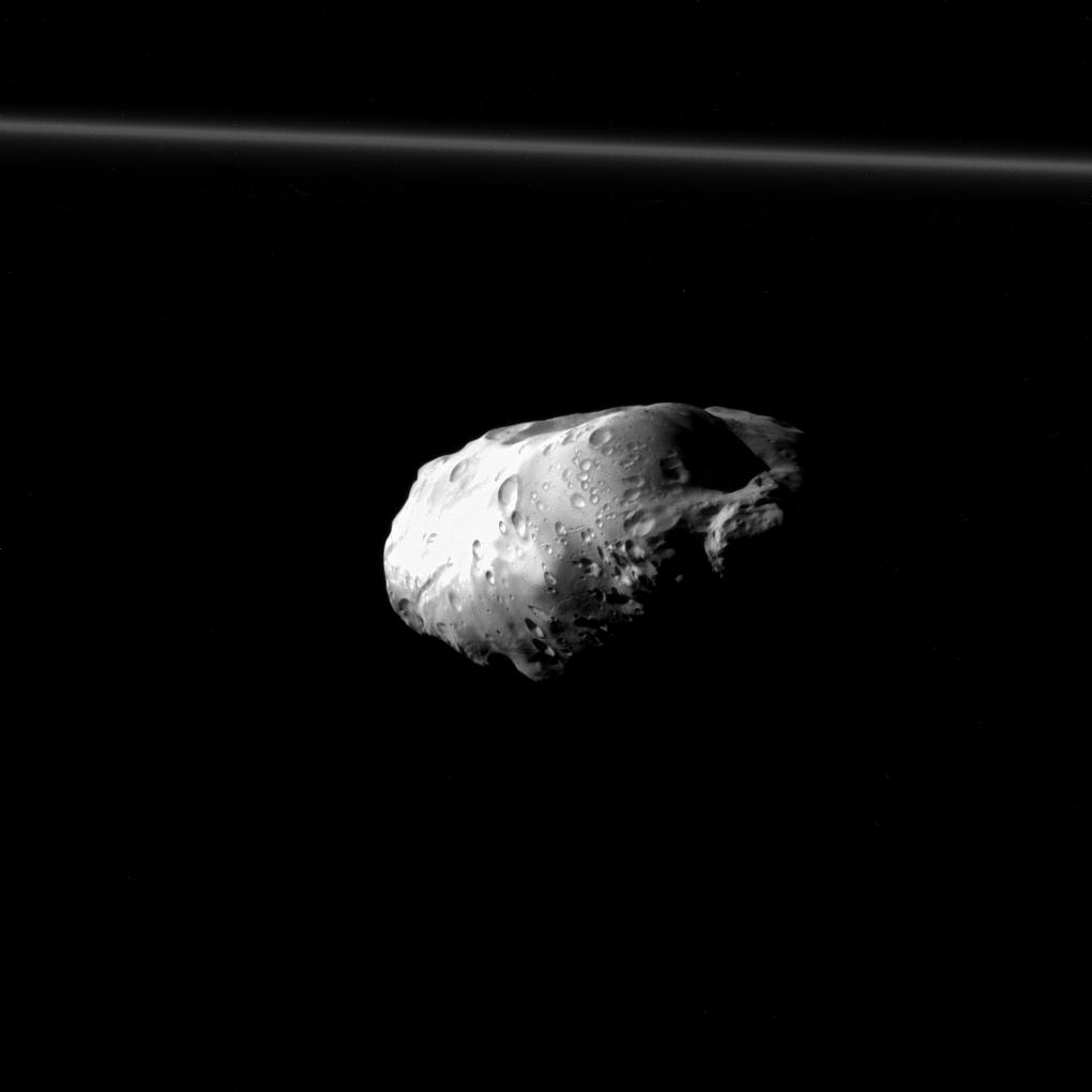 APOD: 2016 January 8 – Prometheus and the F Ring