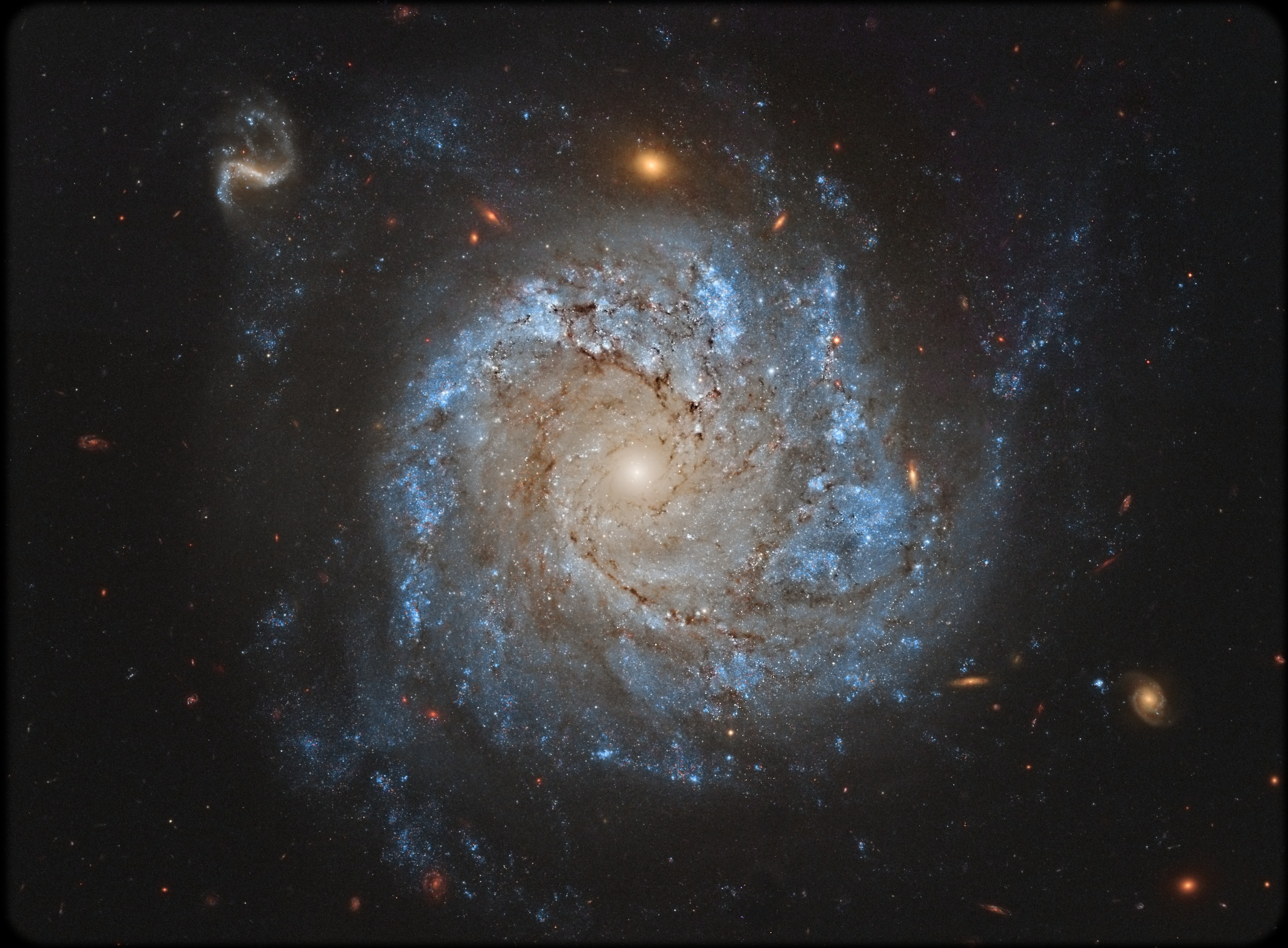 APOD: 2016 July 14 – NGC 1309: Spiral Galaxy and Friends
