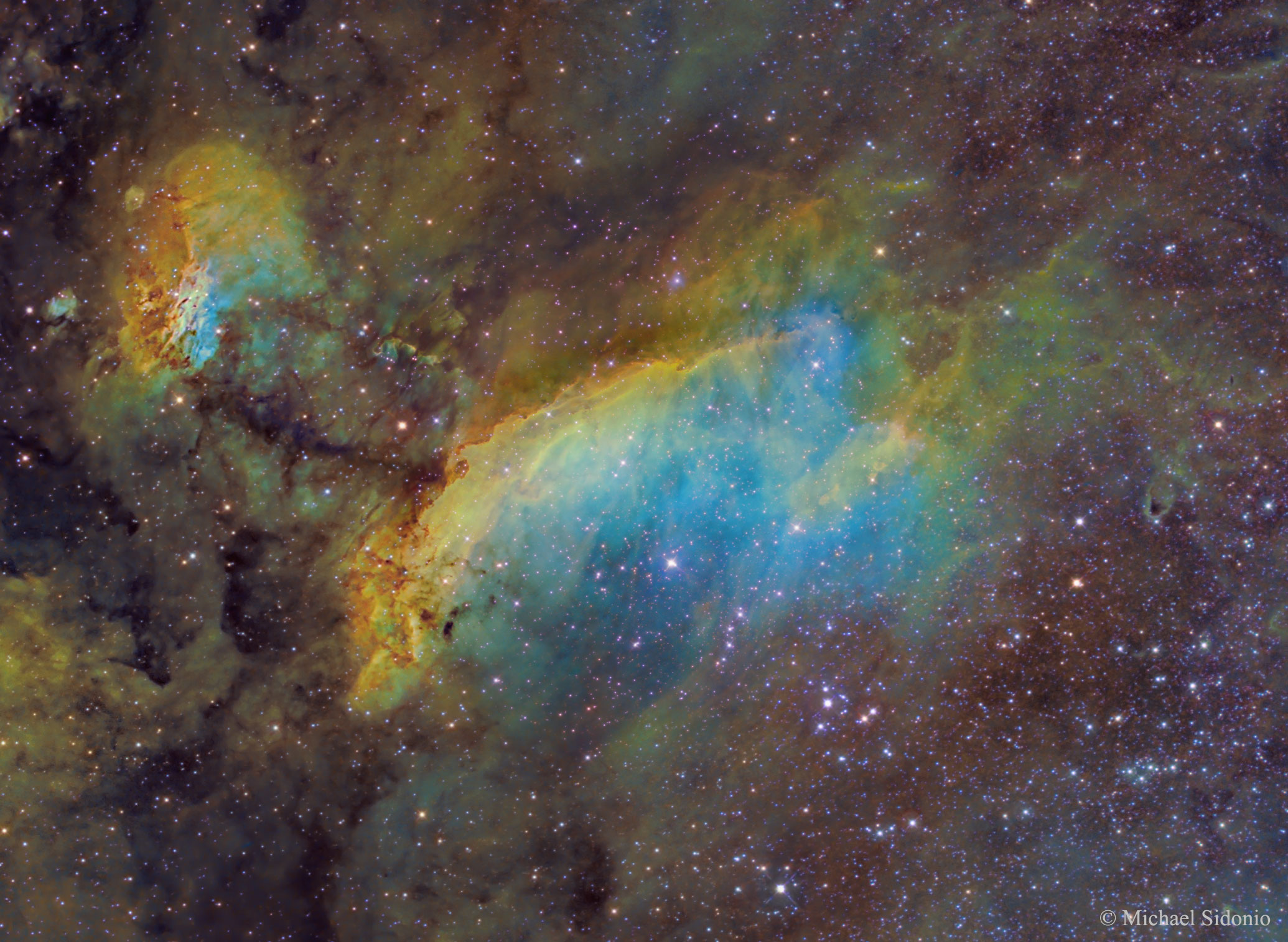 APOD: 2016 July 4 – IC 4628: The Prawn Nebula