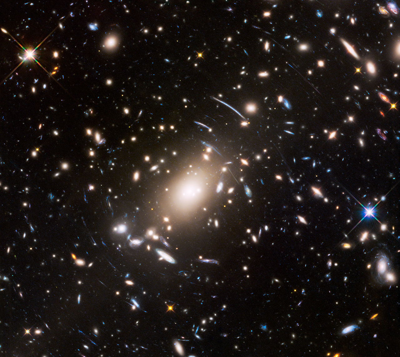 APOD: 2016 July 22 – Galaxy Cluster Abell S1063 and Beyond