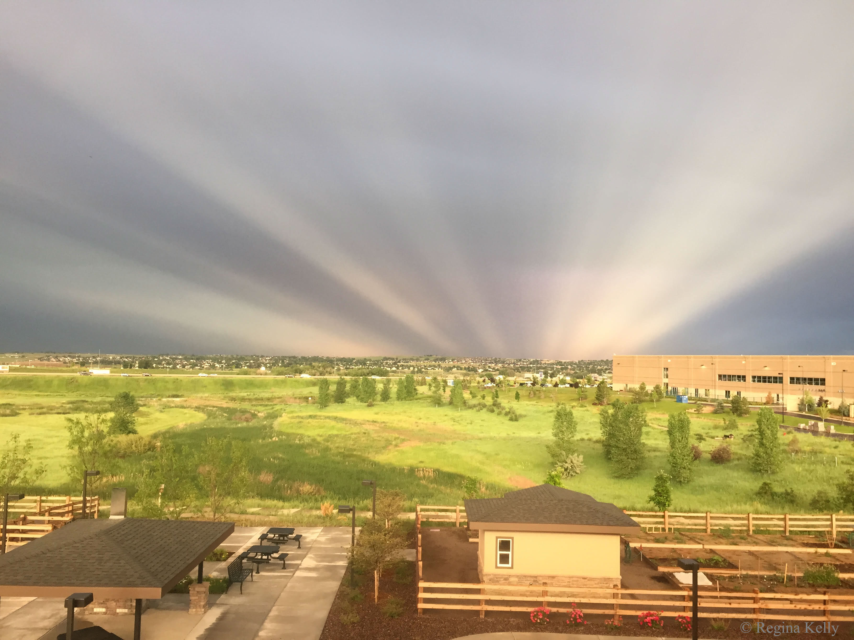 APOD: 2016 June 27 – Anticrepuscular Rays over Colorado II
