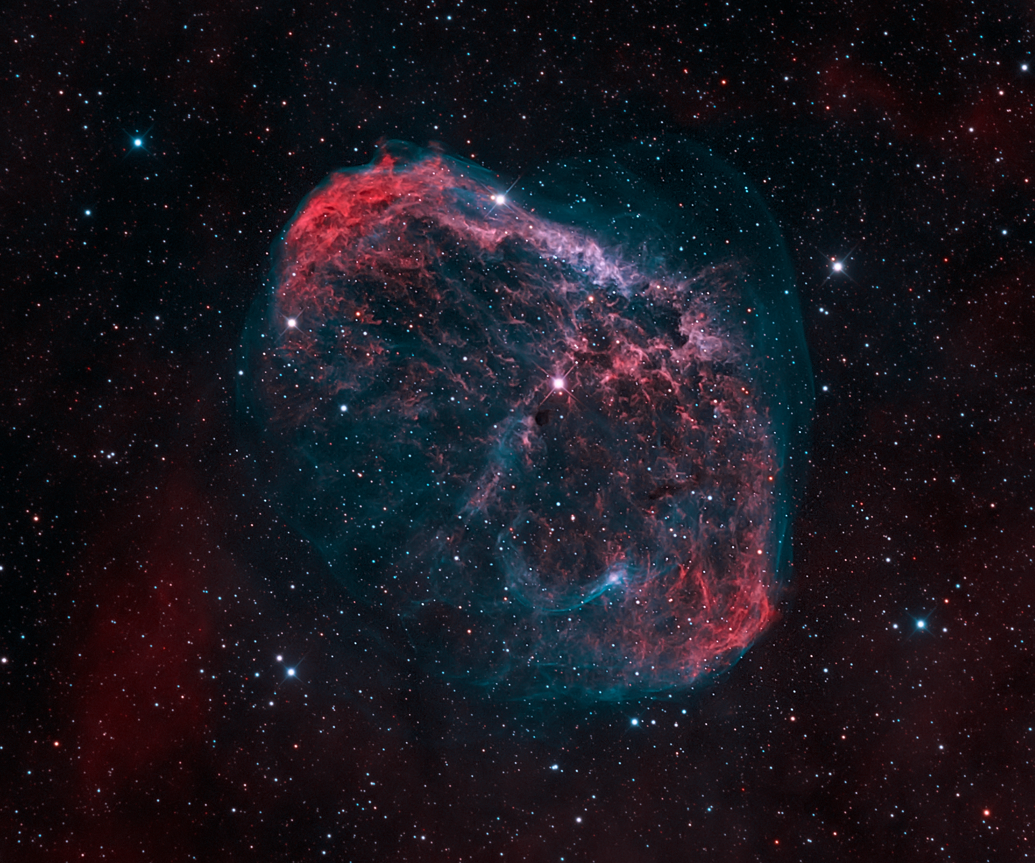 APOD: 2016 June 10 – NGC 6888: The Crescent Nebula