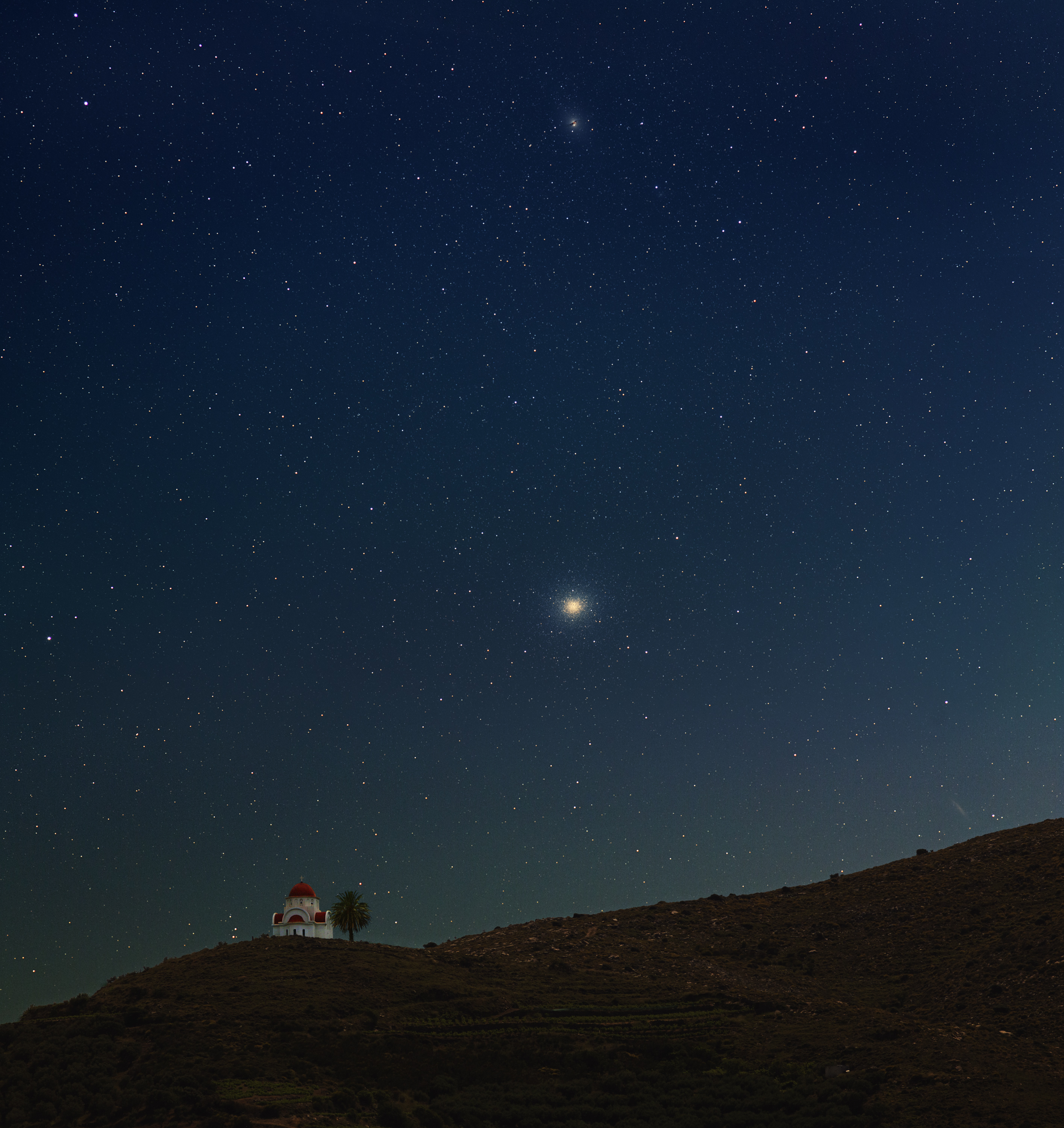 APOD: 2016 June 29 – From Alpha to Omega in Crete