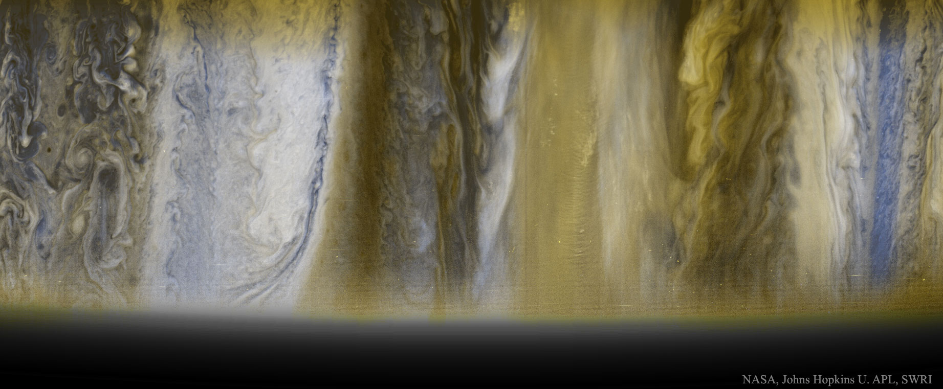APOD: 2016 June 26 – Jupiter’s Clouds from New Horizons