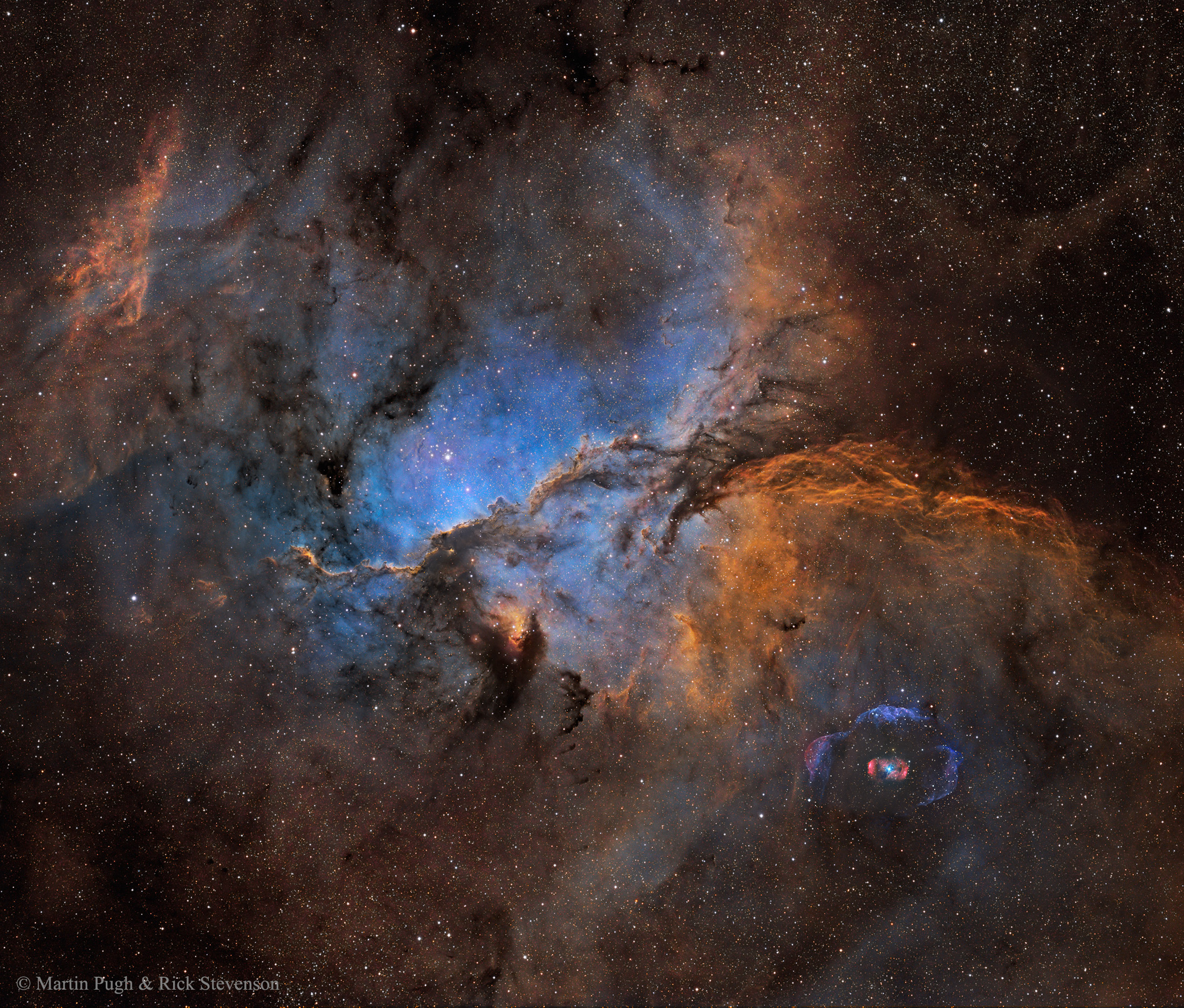 APOD: 2016 March 30 – NGC 6188 and NGC 6164