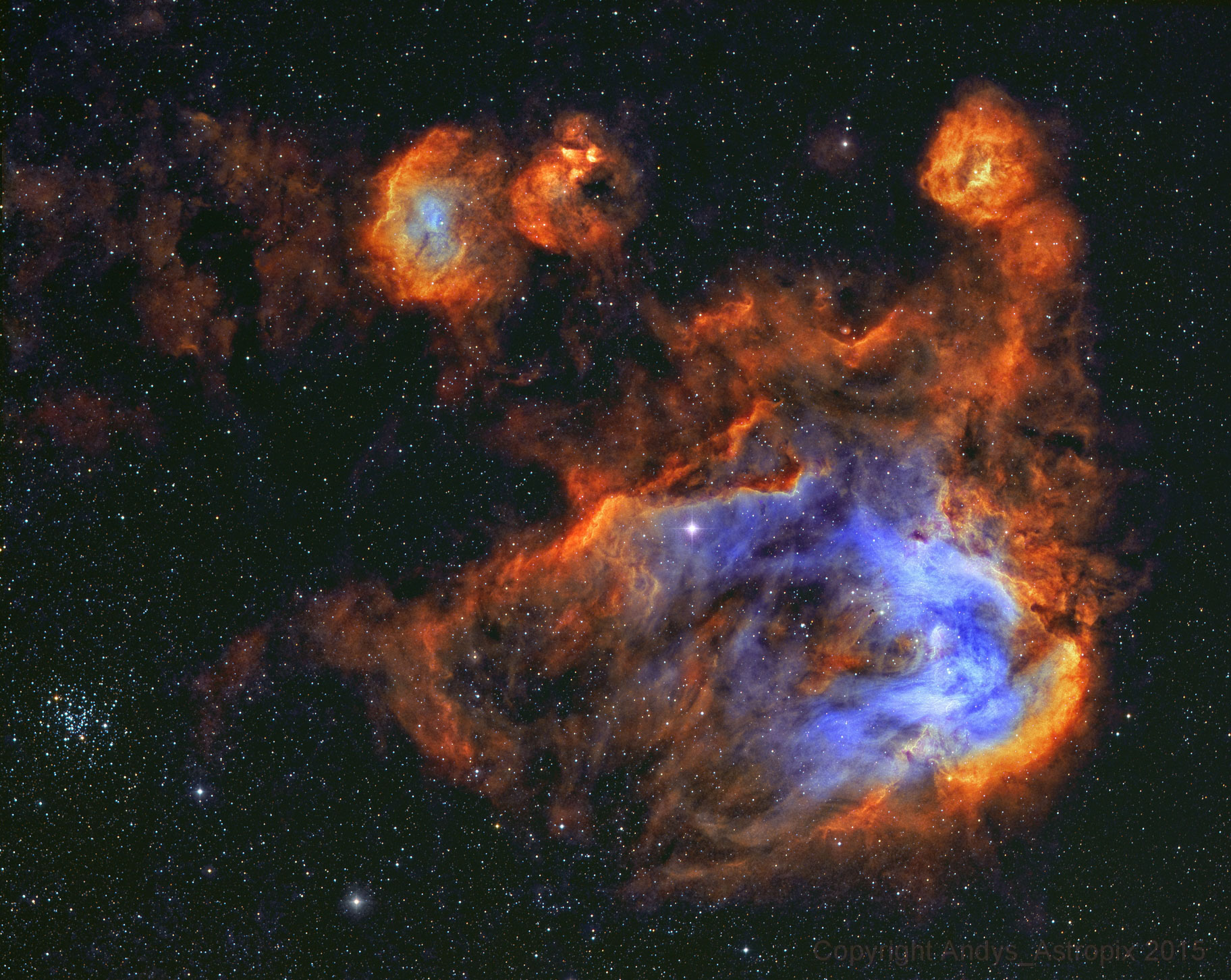 APOD: 2016 May 31 – Stars and Gas of the Running Chicken Nebula