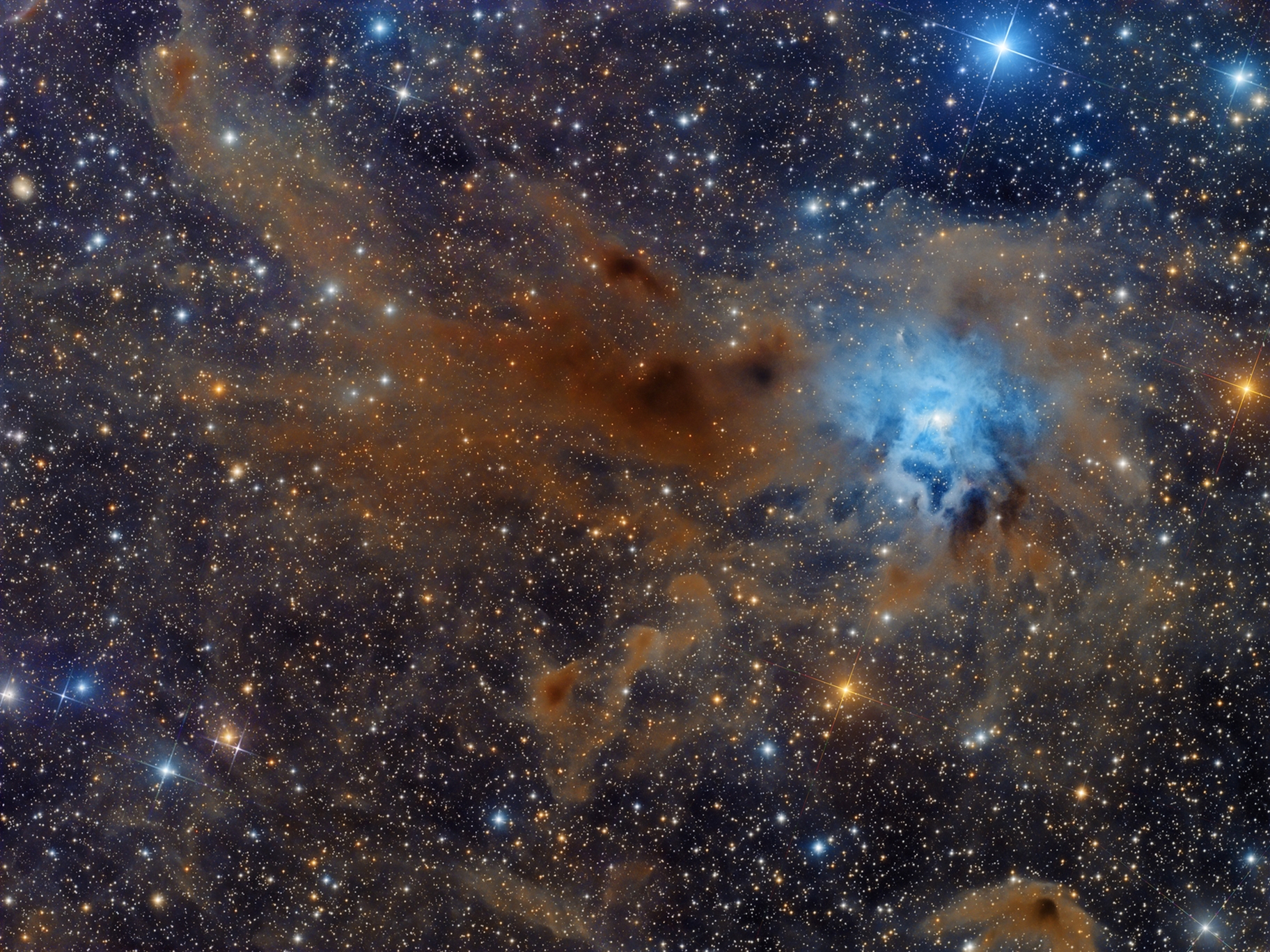 APOD: 2016 May 6 – NGC 7023: The Iris Nebula
