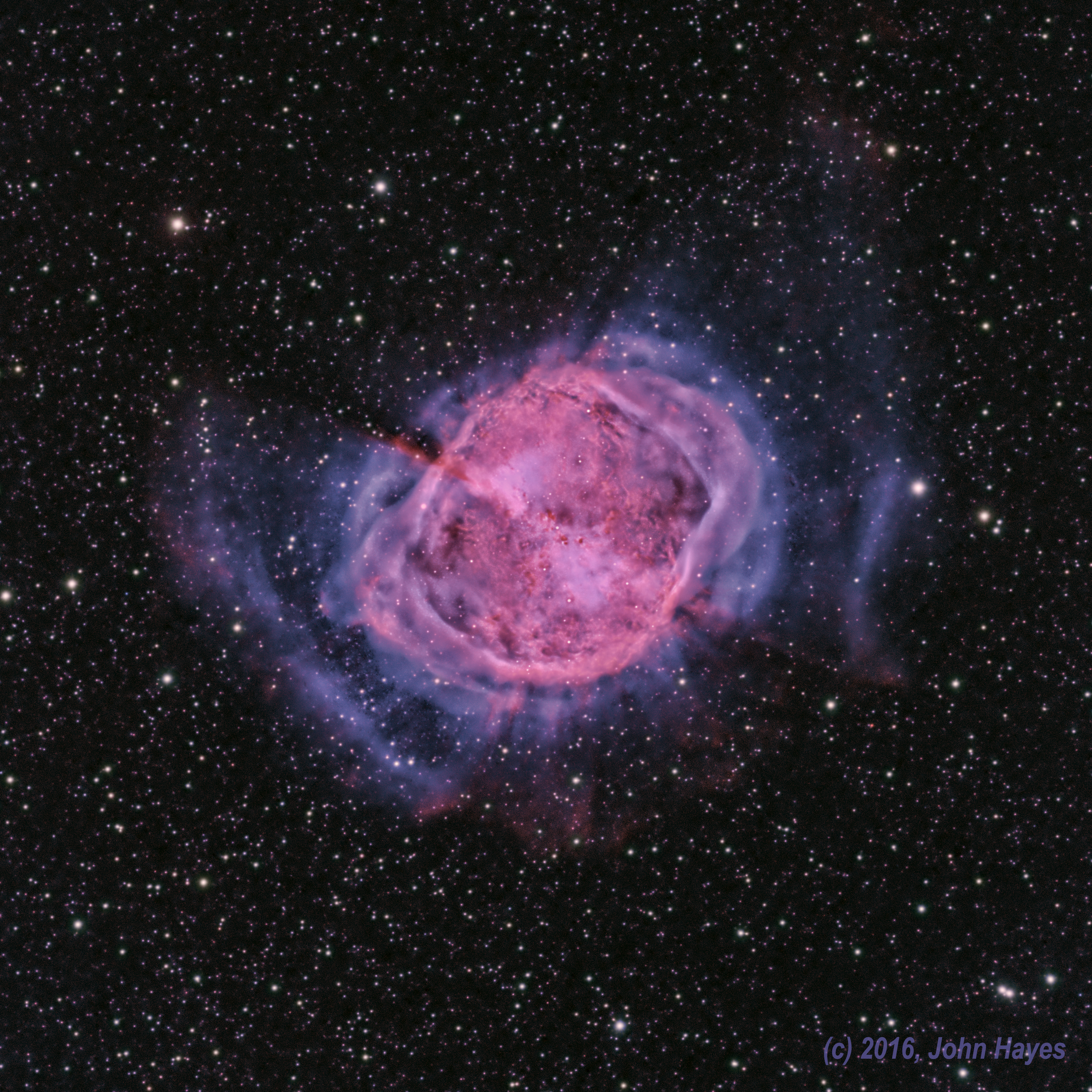 APOD: 2016 November 2 – M27: The Dumbbell Nebula
