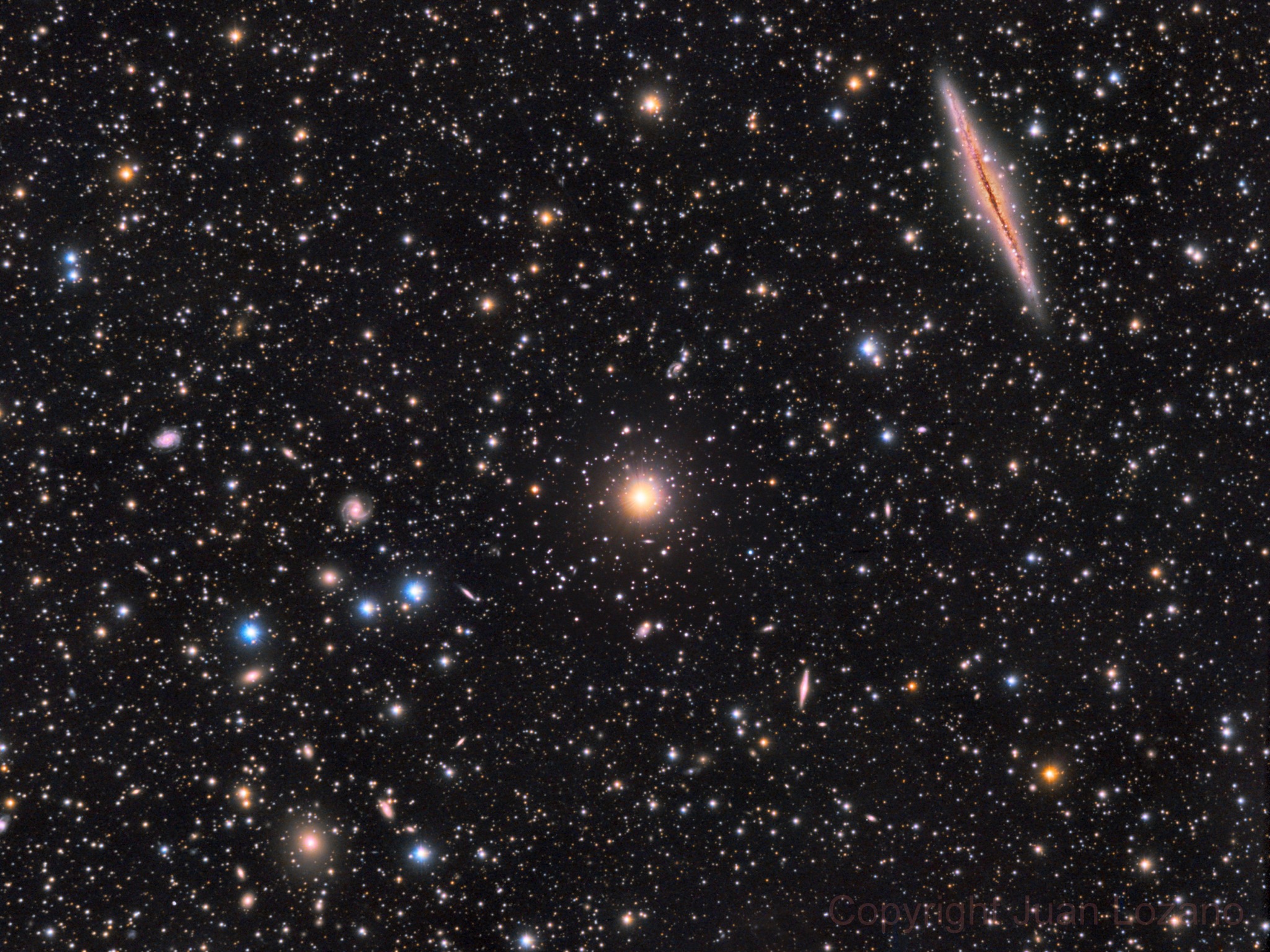 APOD: 2016 November 12 – NGC 891 vs Abell 347