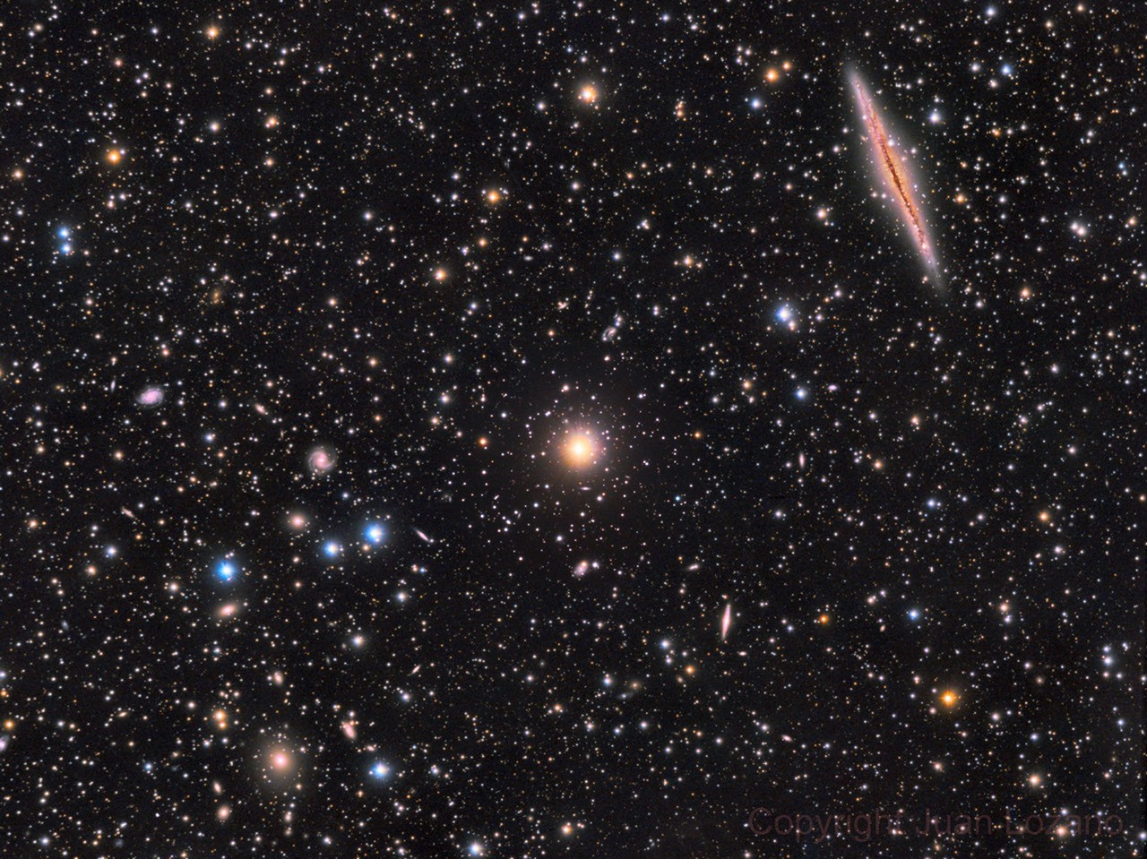 NGC 891 vs Abell 347 — APOD for 2016-11-12
