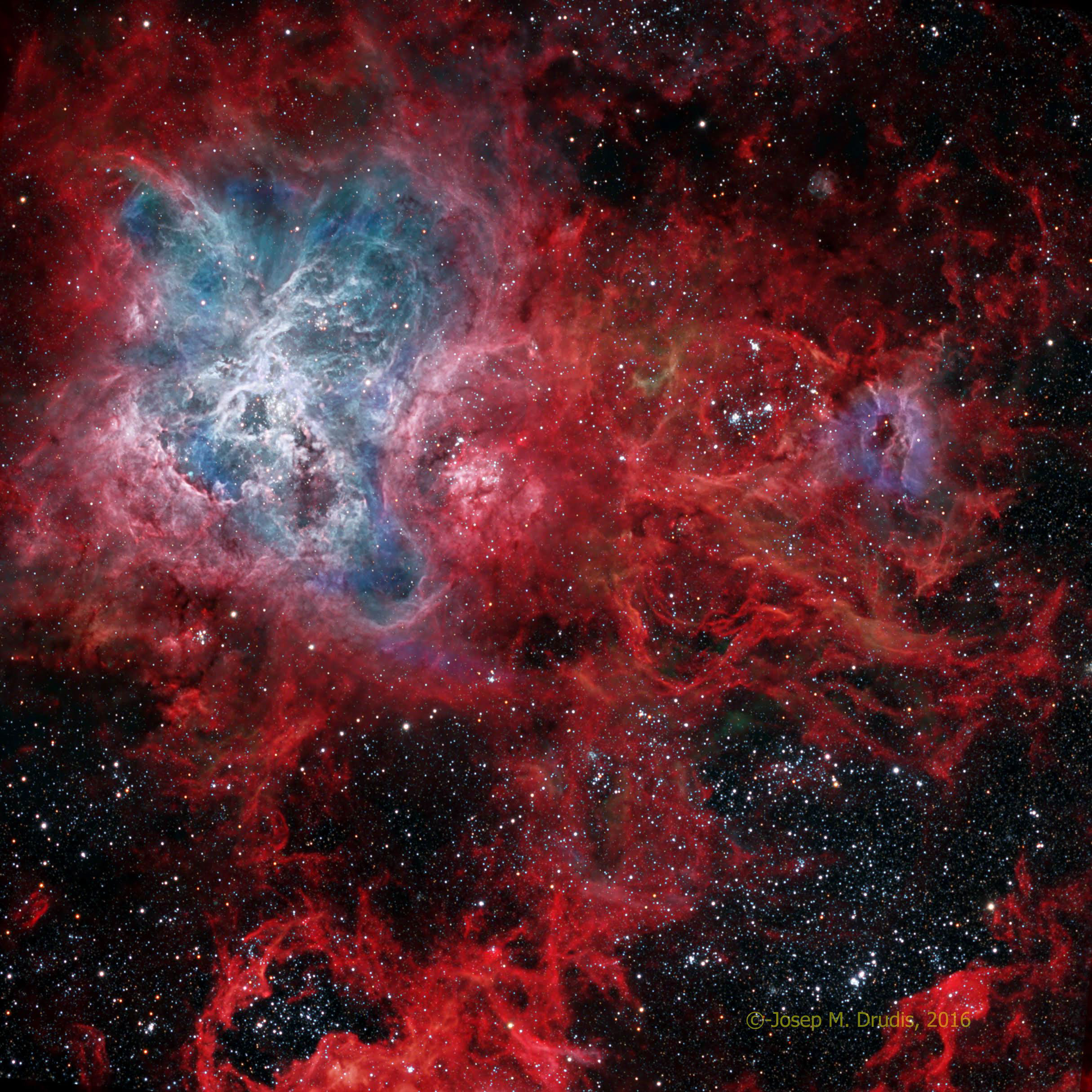 APOD: 2016 November 8 – The Cosmic Web of the Tarantula Nebula