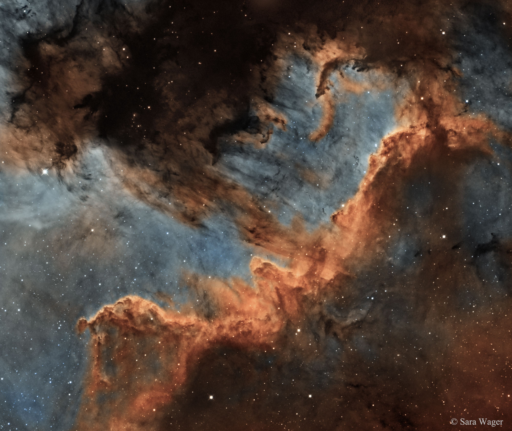 APOD: 2016 October 11 – The Cygnus Wall of Star Formation