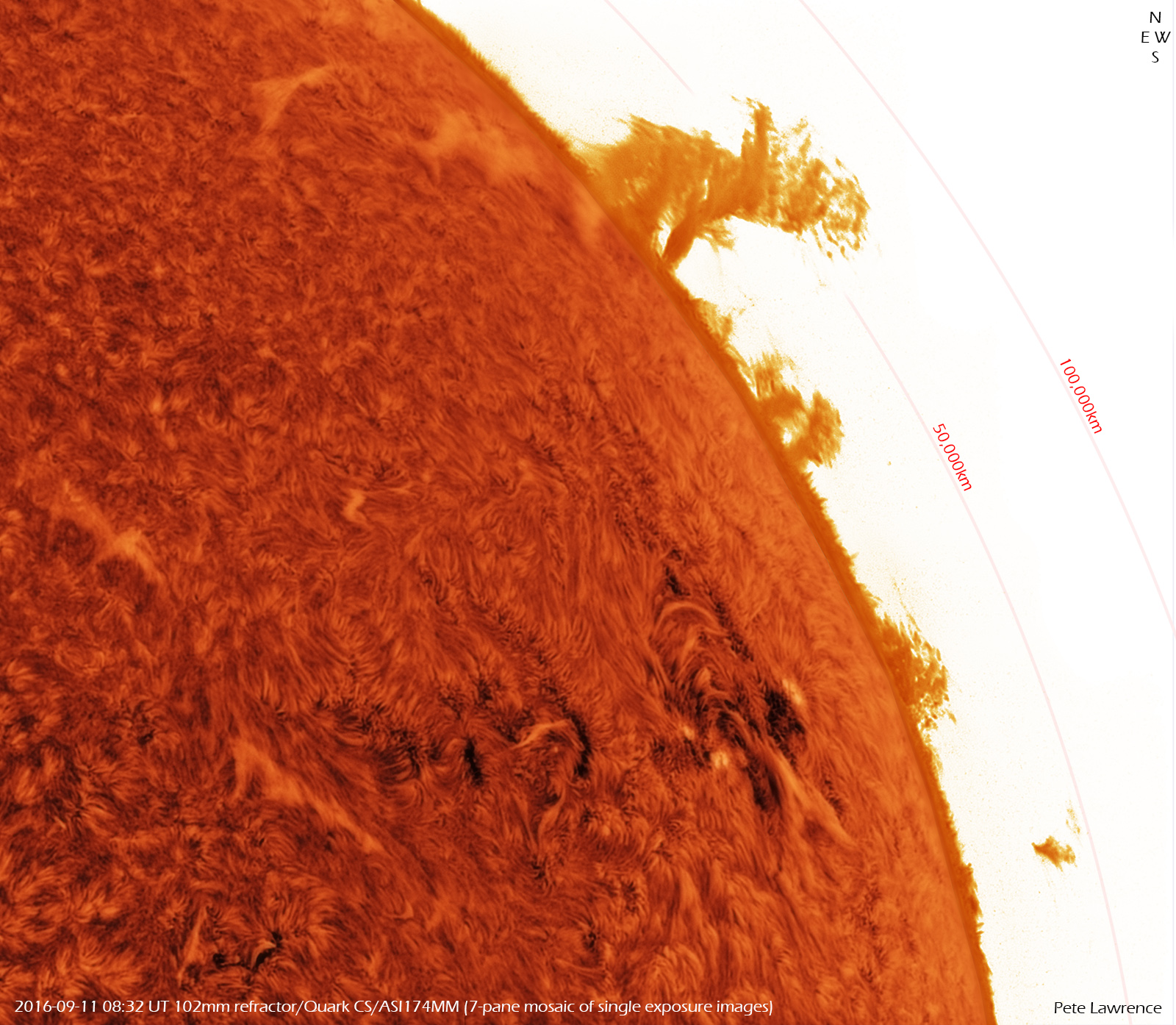 APOD: 2016 September 19 – 50000 Kilometers over the Sun