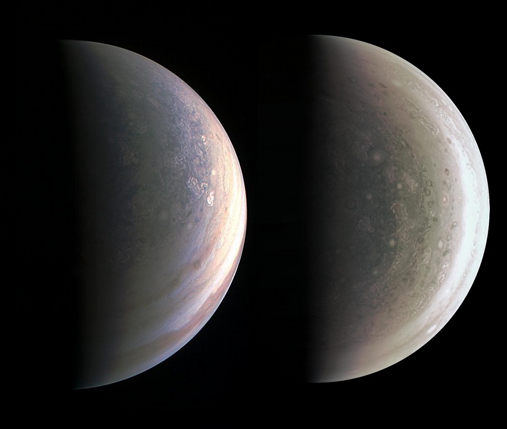 APOD: 2016 September 14 – The North and South of Jupiter
