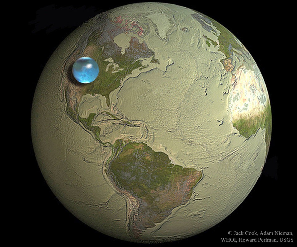 All the Water on Planet Earth — APOD for 2016-09-11
