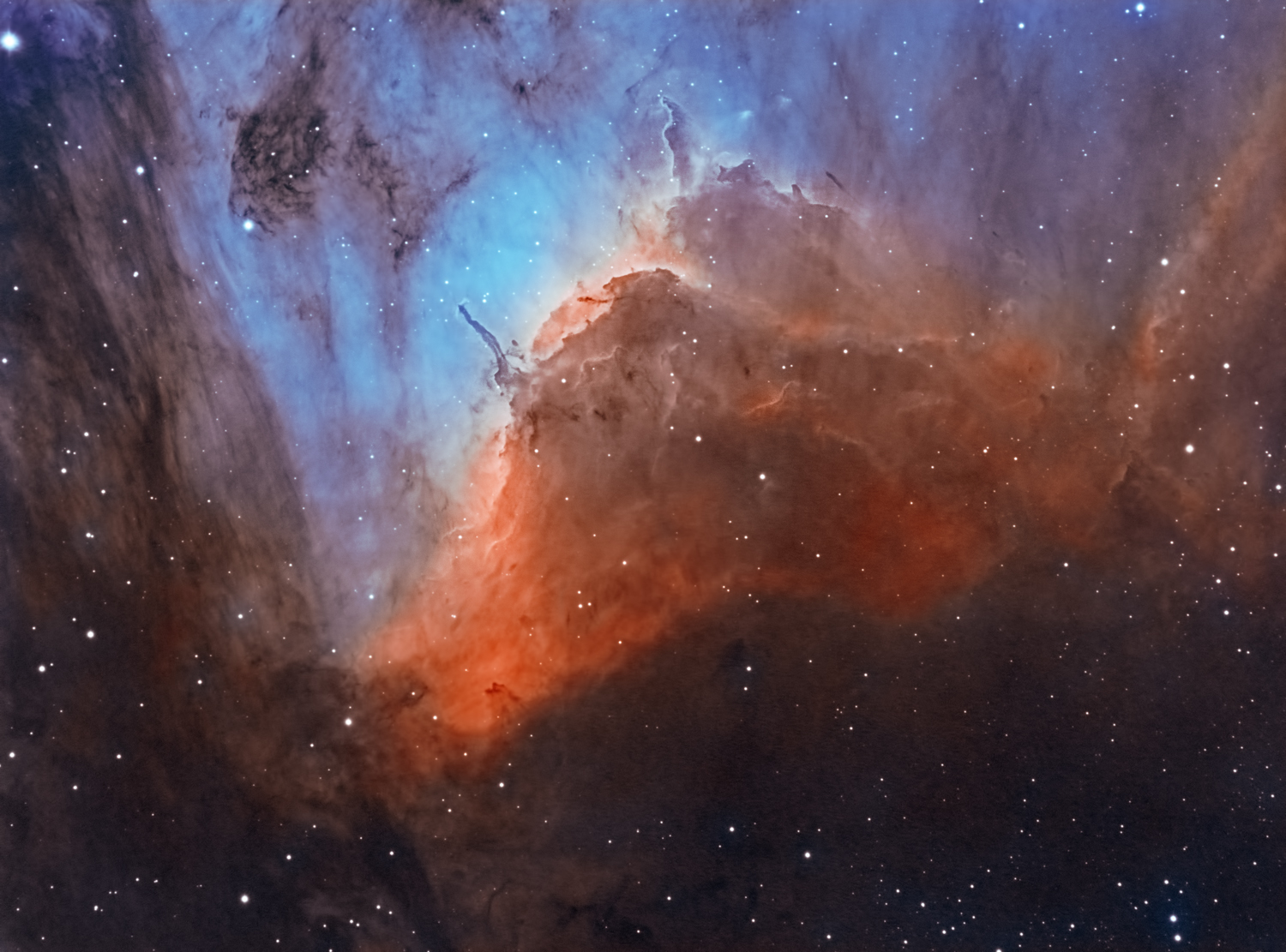 APOD: 2017 August 3 – Pelican Nebula Close Up
