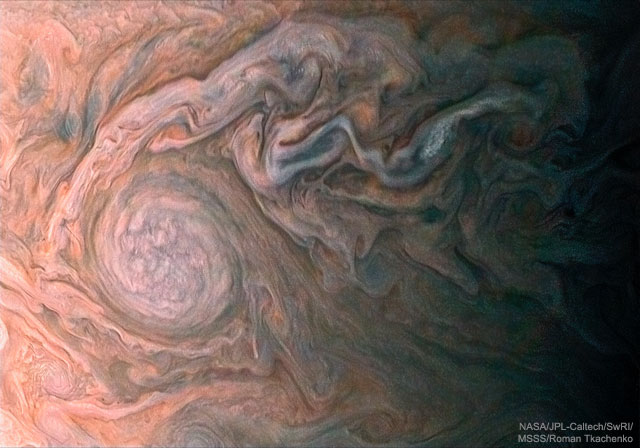 APOD: 2017 February 28 – A White Oval Cloud on Jupiter from Juno