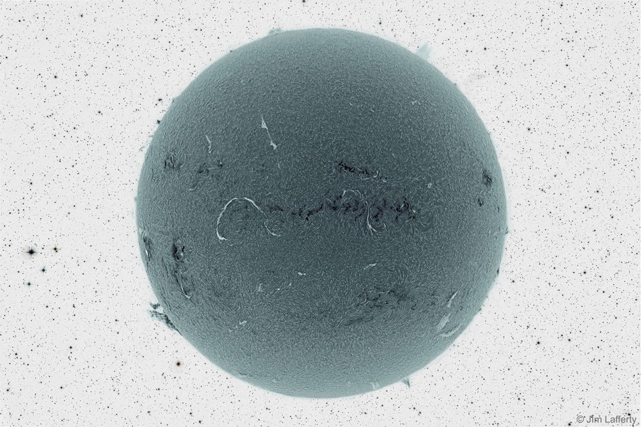 Black Sun and Inverted Starfield — APOD for 2017-02-19