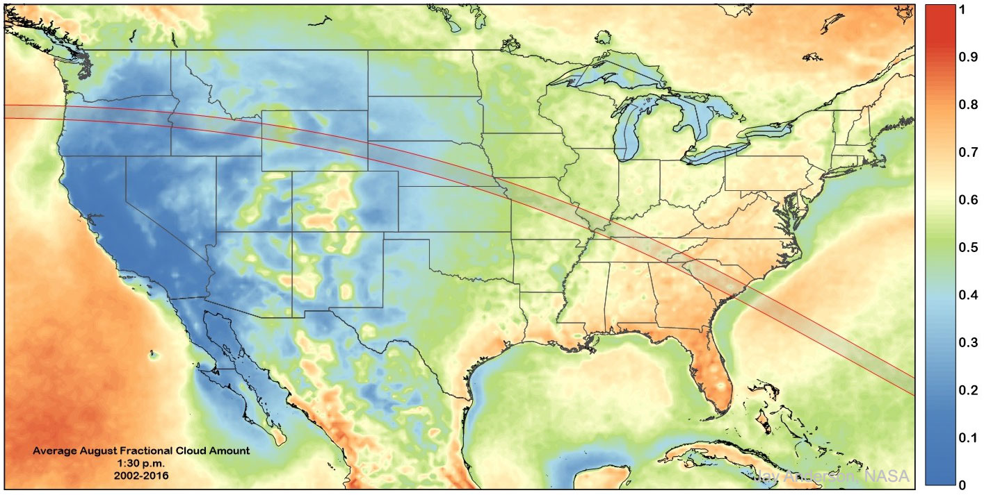 APOD: 2017 January 31 – Where to See the American Eclipse