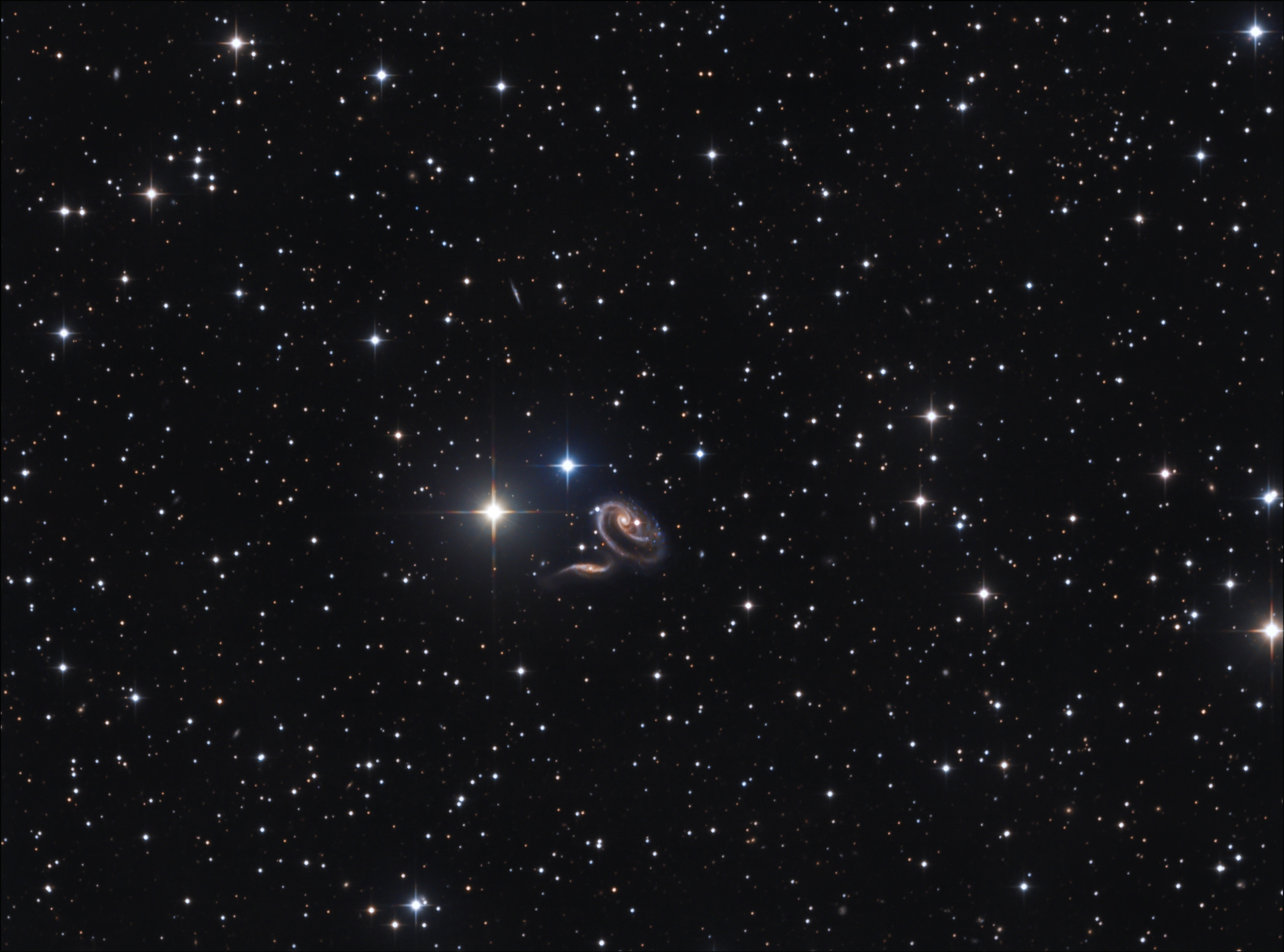 APOD: 2017 January 5 – Peculiar Galaxies of Arp 273