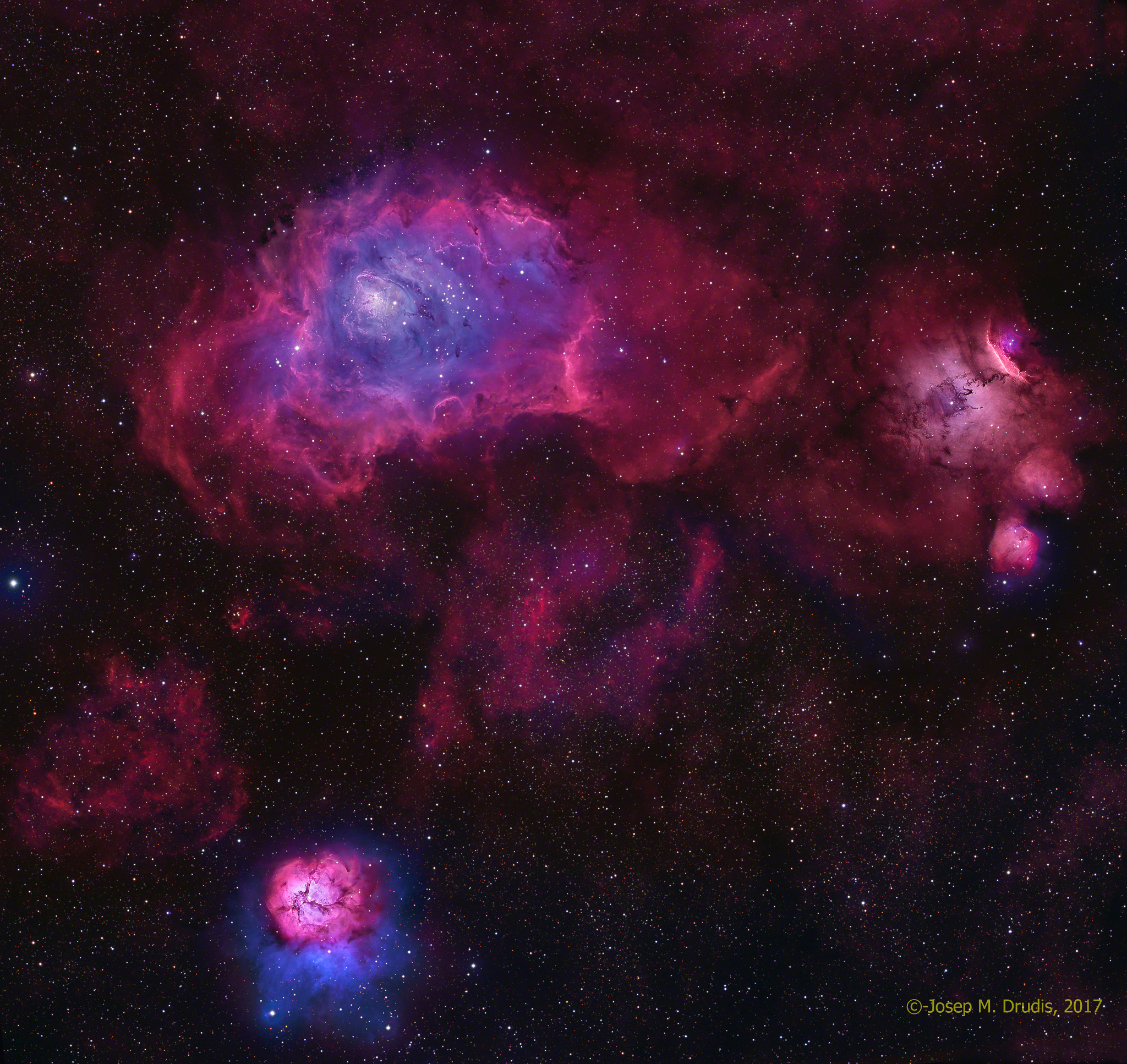 APOD: 2017 July 27 – A Sagittarius Triplet