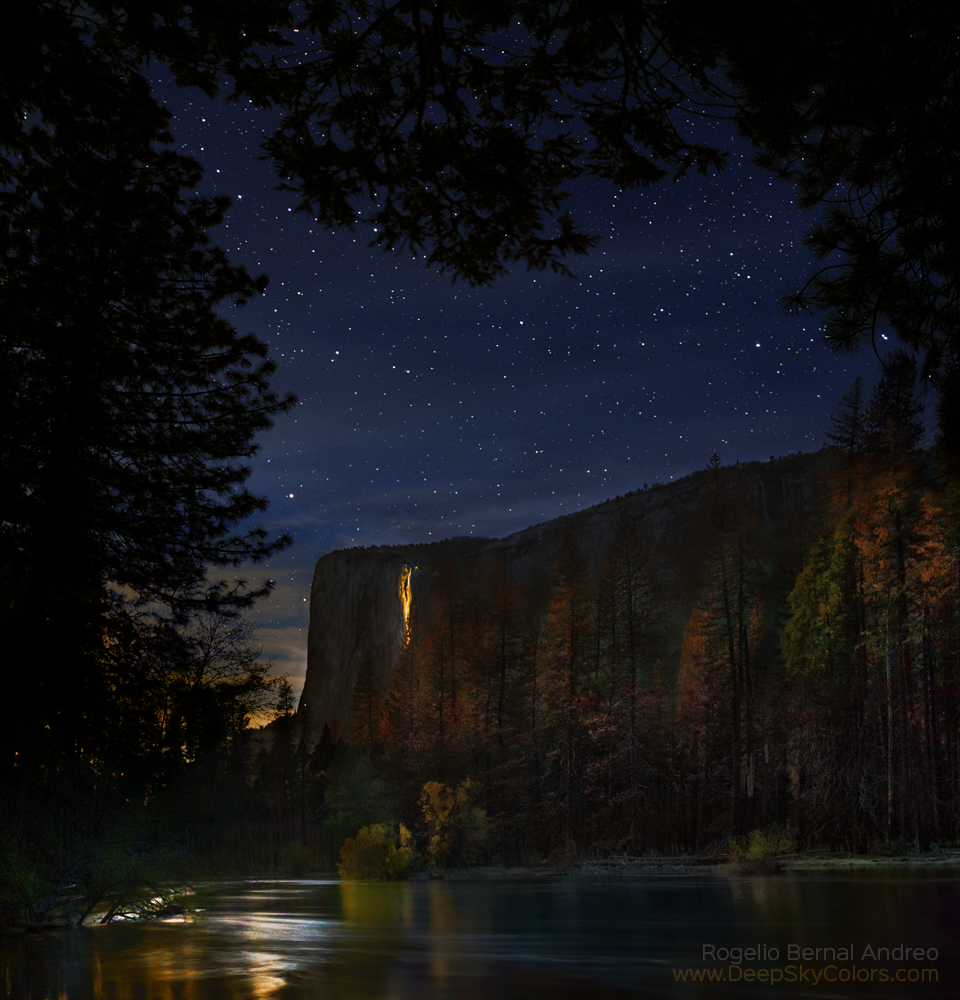 APOD: 2017 June 8 – Firefall by Moonlight