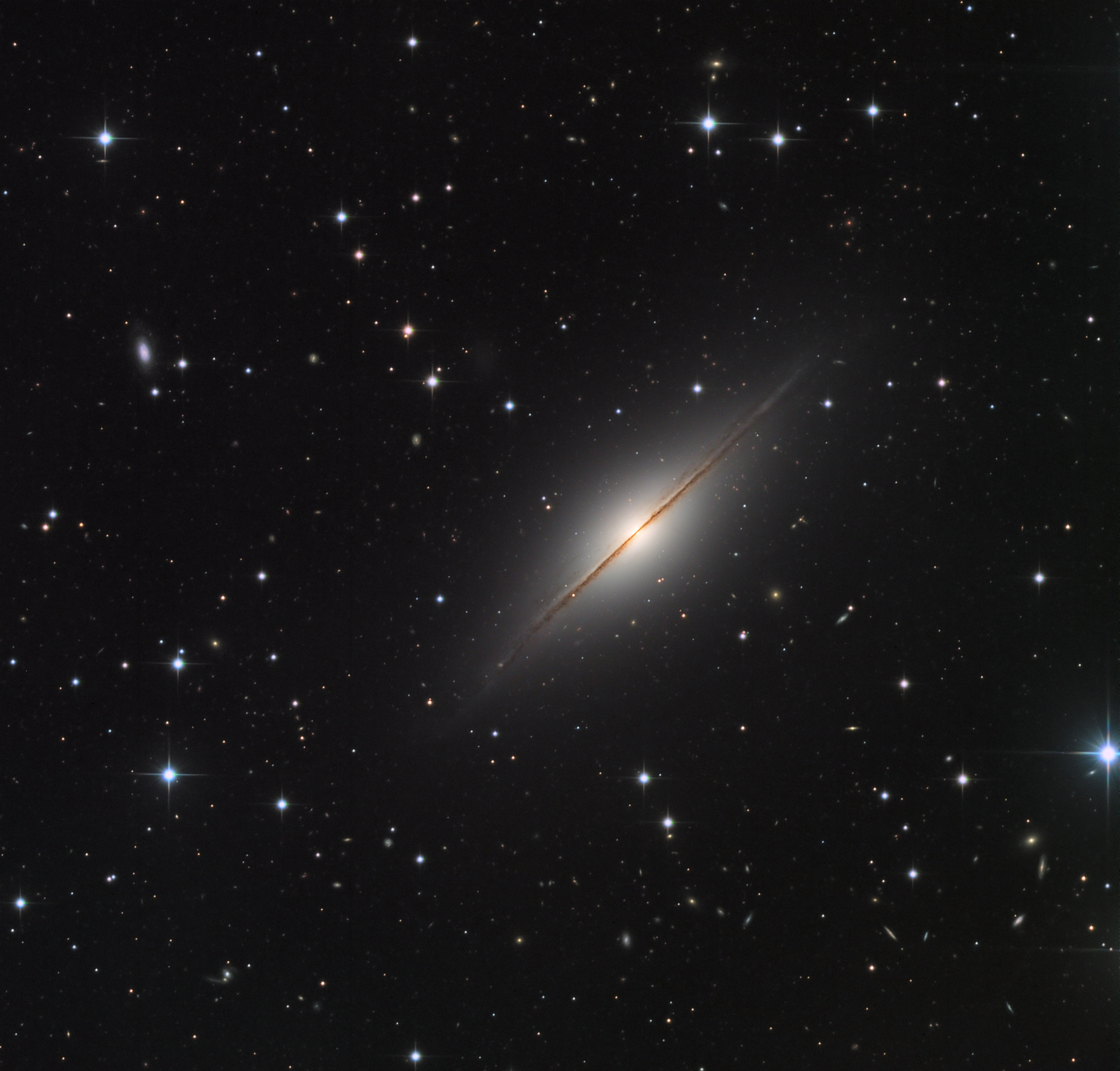 APOD: 2017 June 30 – NGC 7814: The Little Sombrero in Pegasus