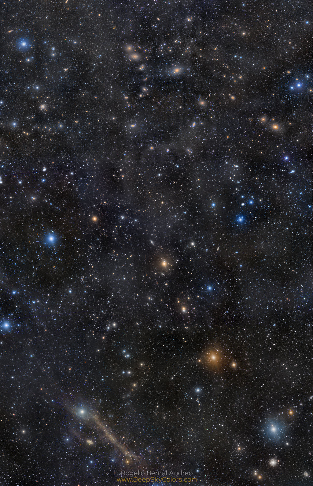 APOD: 2017 June 24 – Markarian’s Chain to Messier 64