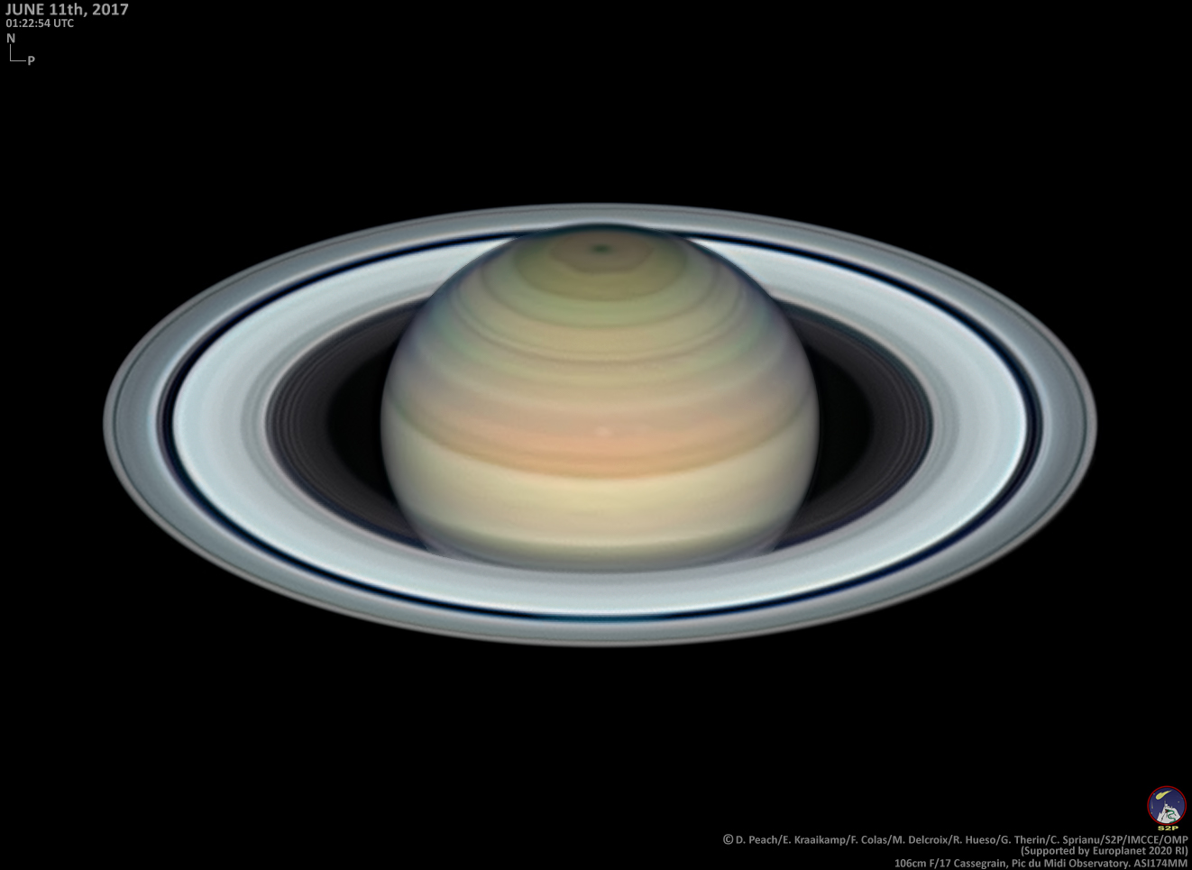 APOD: 2017 June 17 – Saturn near Opposition