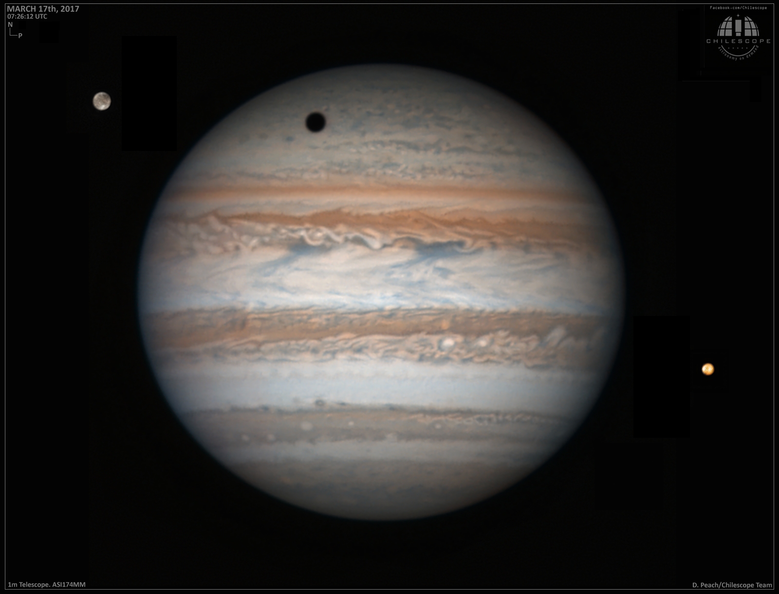 APOD: 2017 March 25 – Ganymede’s Shadow