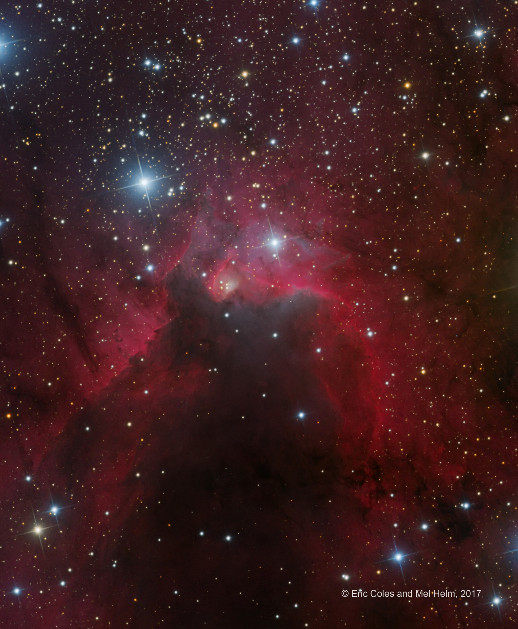 APOD: 2017 March 23 – SH2-155: The Cave Nebula