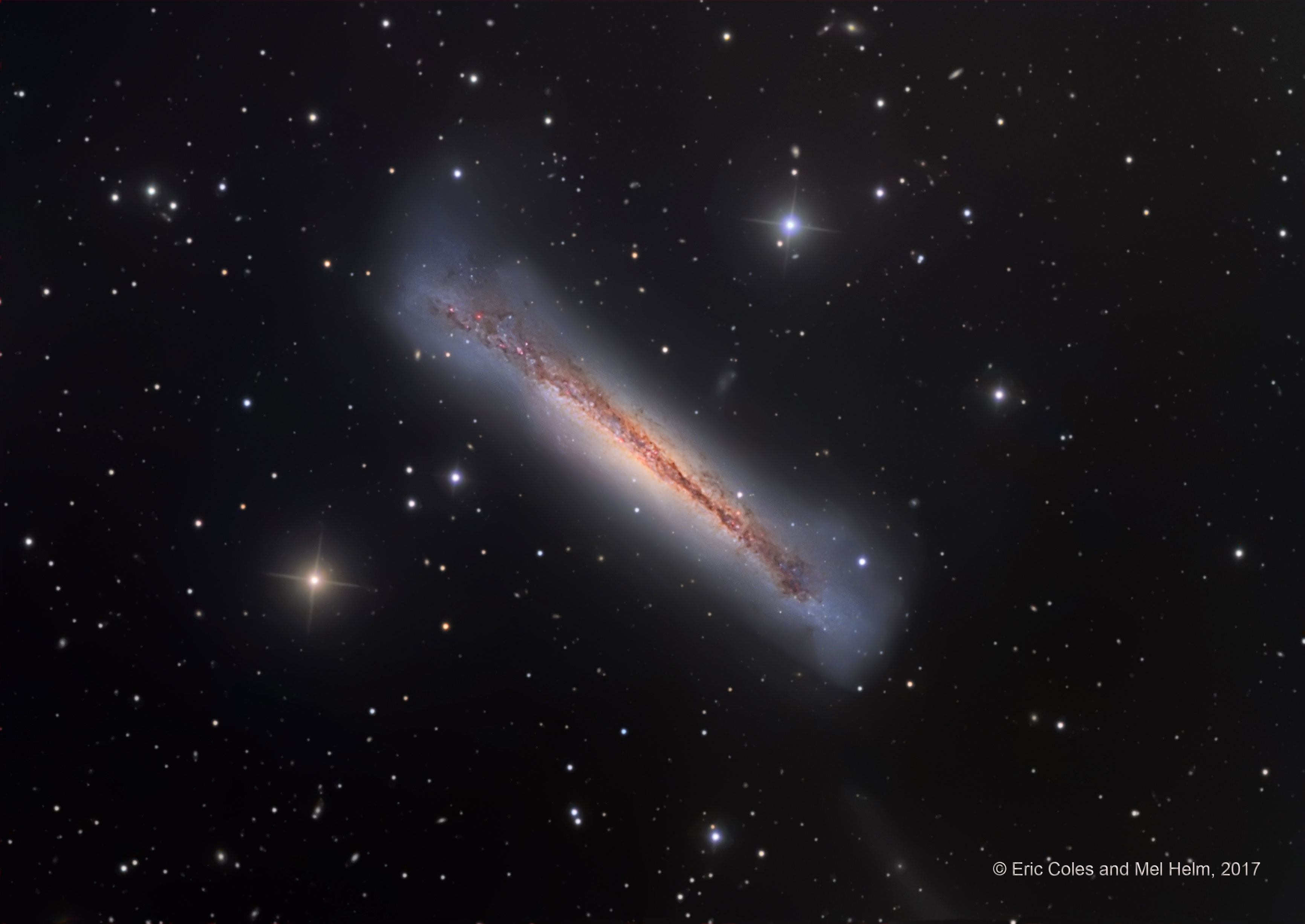 APOD: 2017 May 3 – NGC 3628: The Hamburger Galaxy