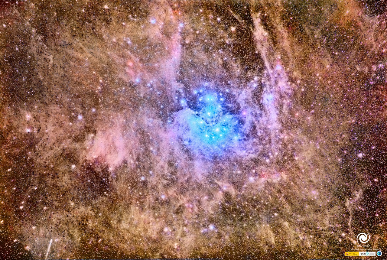 The Pleiades Deep and Dusty — APOD for 2017-11-14