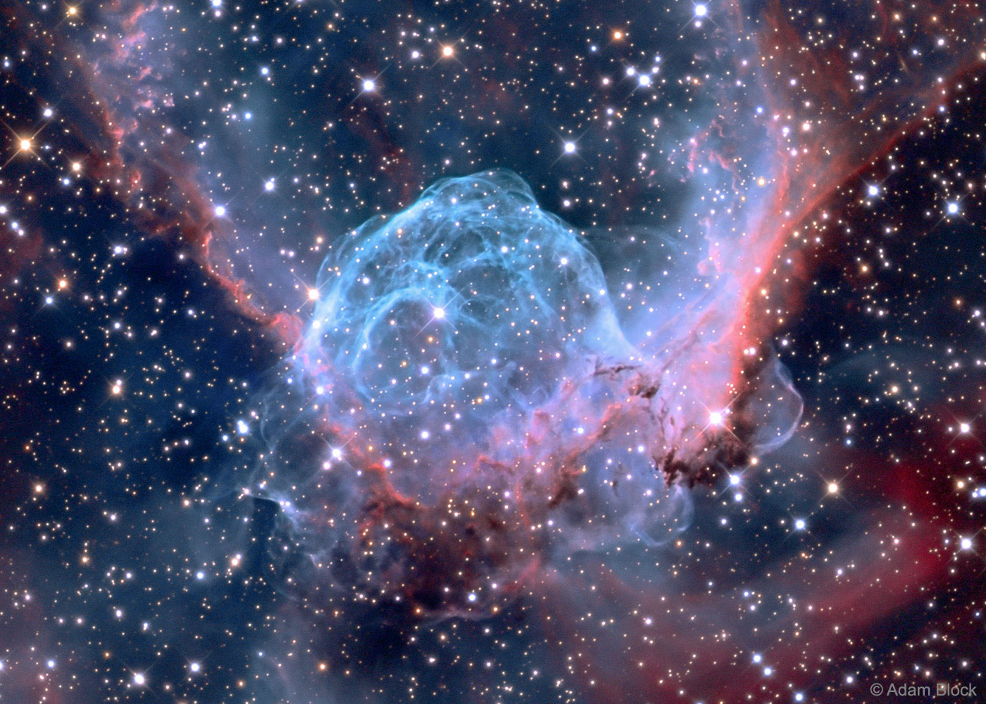 APOD: 2017 November 1 – Thor’s Helmet Emission Nebula