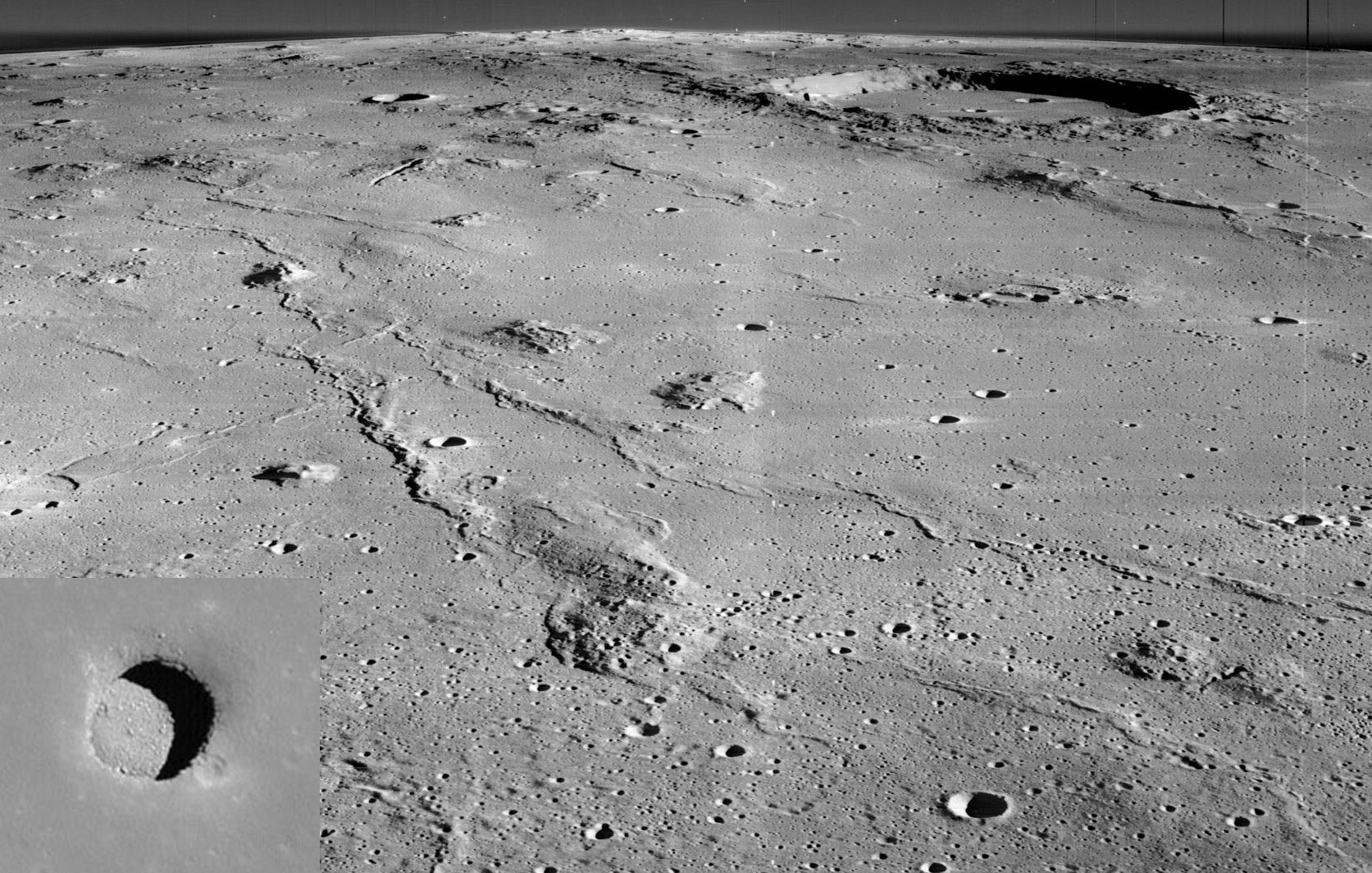 APOD: 2017 October 25 – Marius Hills: Holes in the Moon