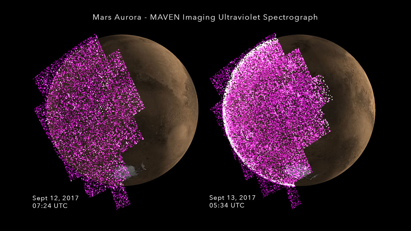 APOD: 2017 October 6 – Global Aurora at Mars