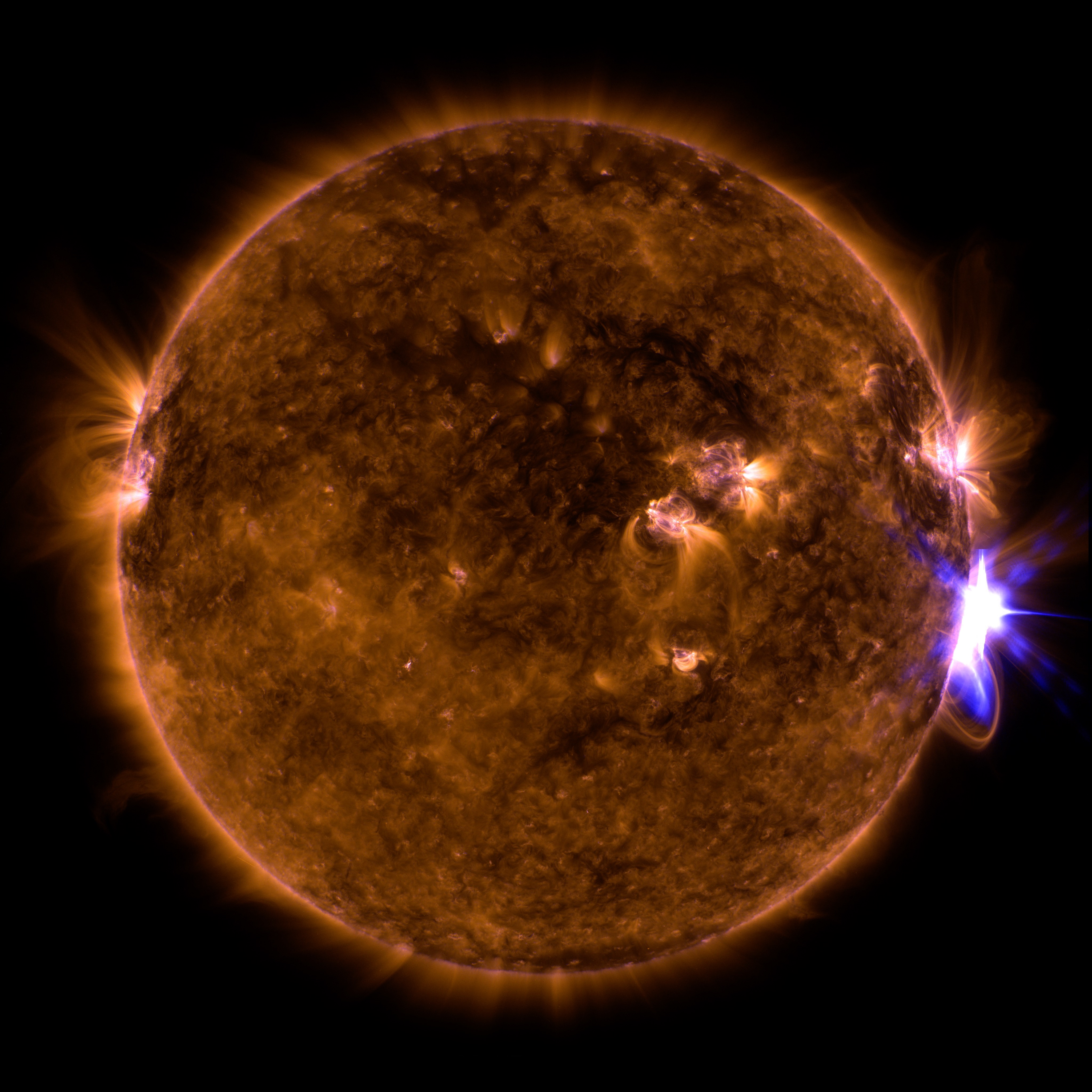 APOD: 2017 September 14 – Flare Well AR2673