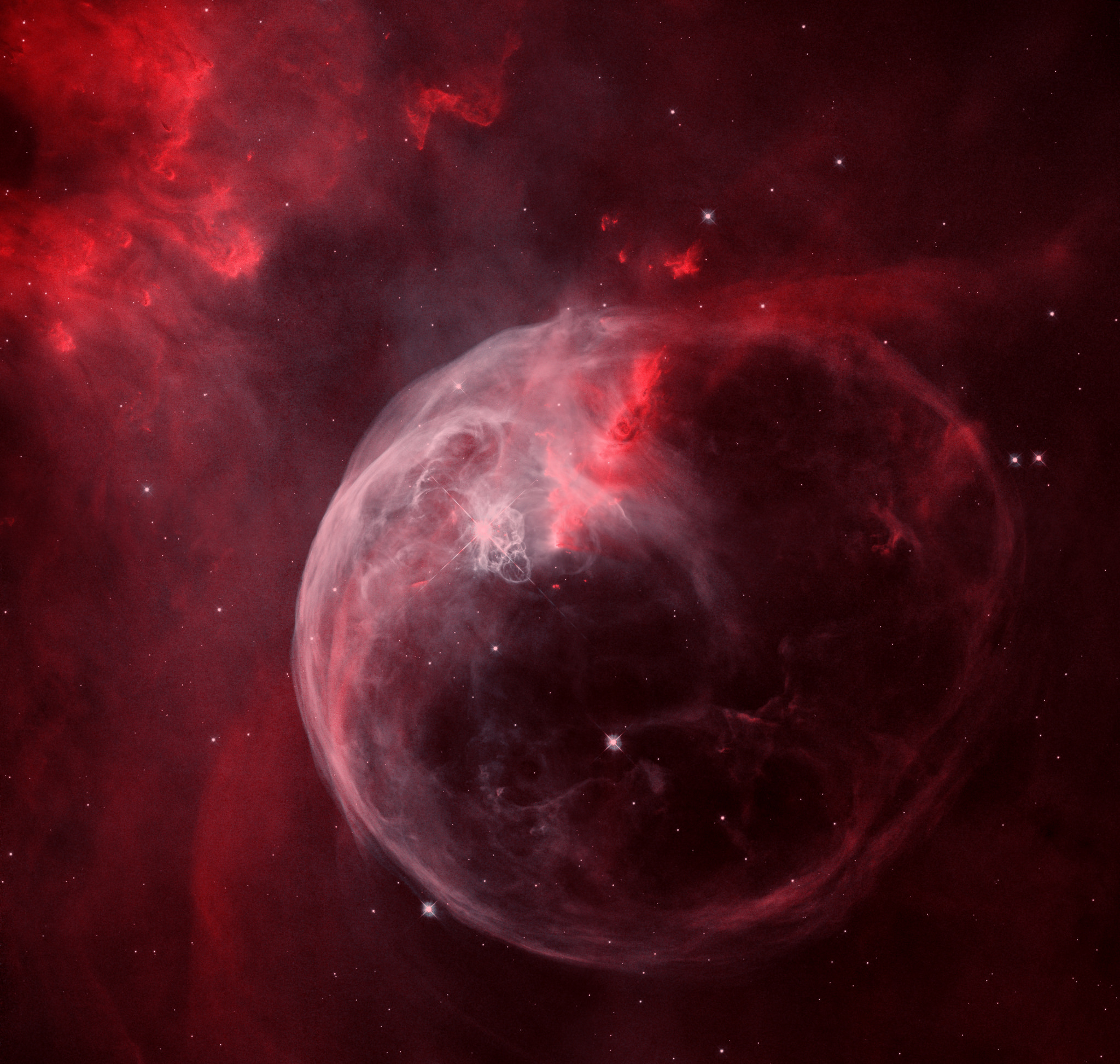 APOD: 2018 April 19 – NGC 7635: The Bubble Nebula