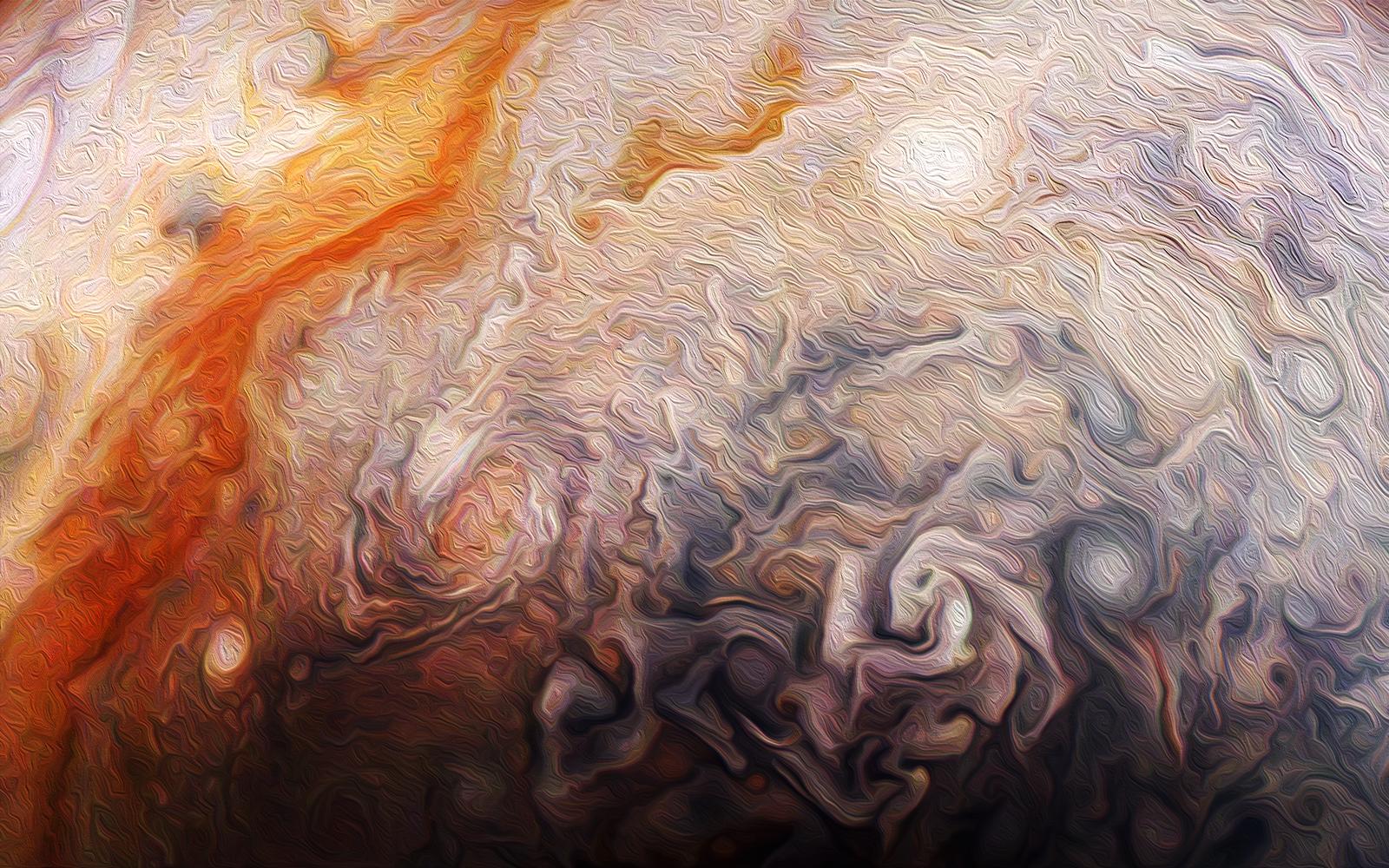 APOD: 2018 April 7 – Painting with Jupiter