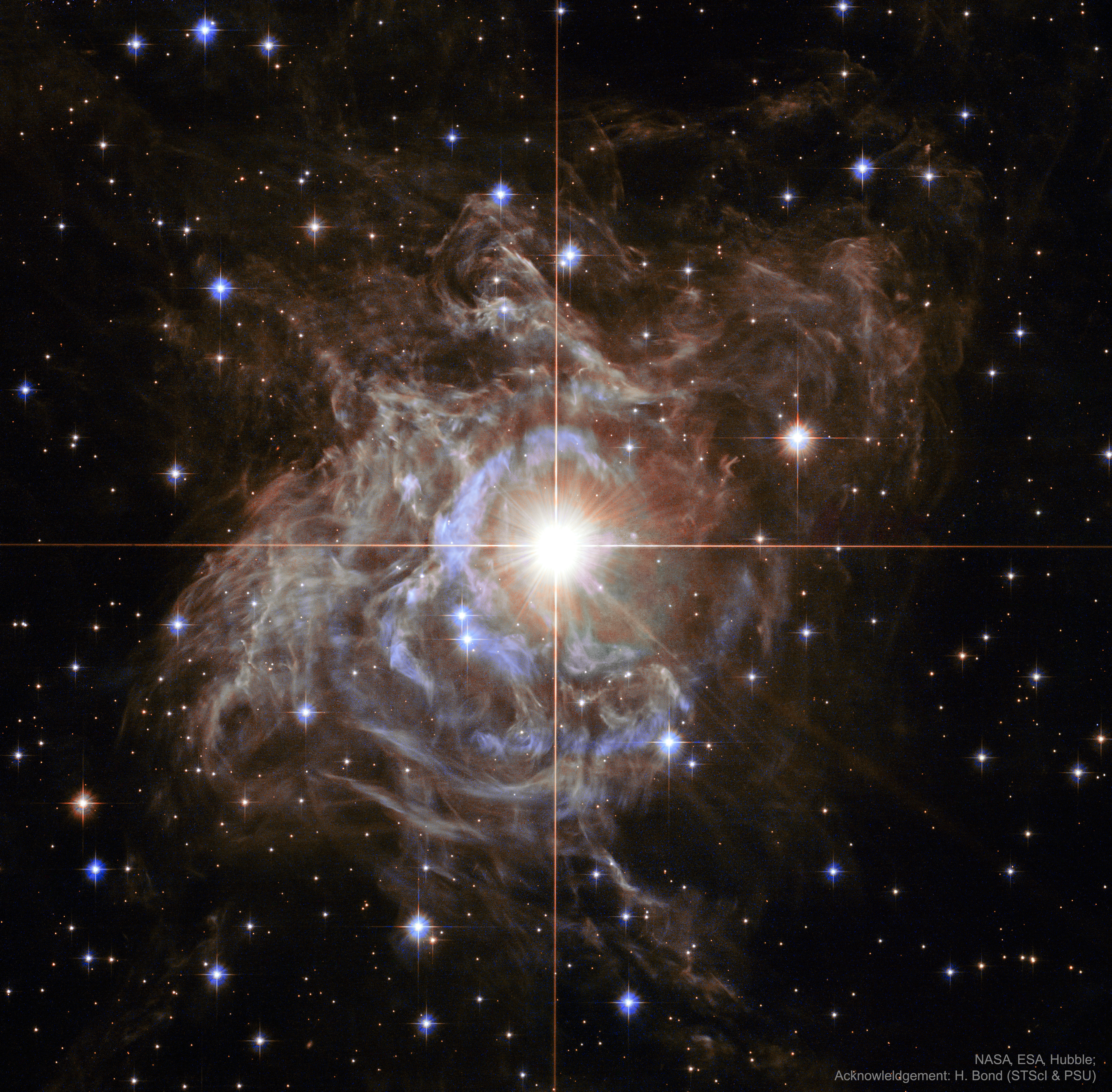 APOD: 2018 August 29 – Nearby Cepheid Variable RS Pup