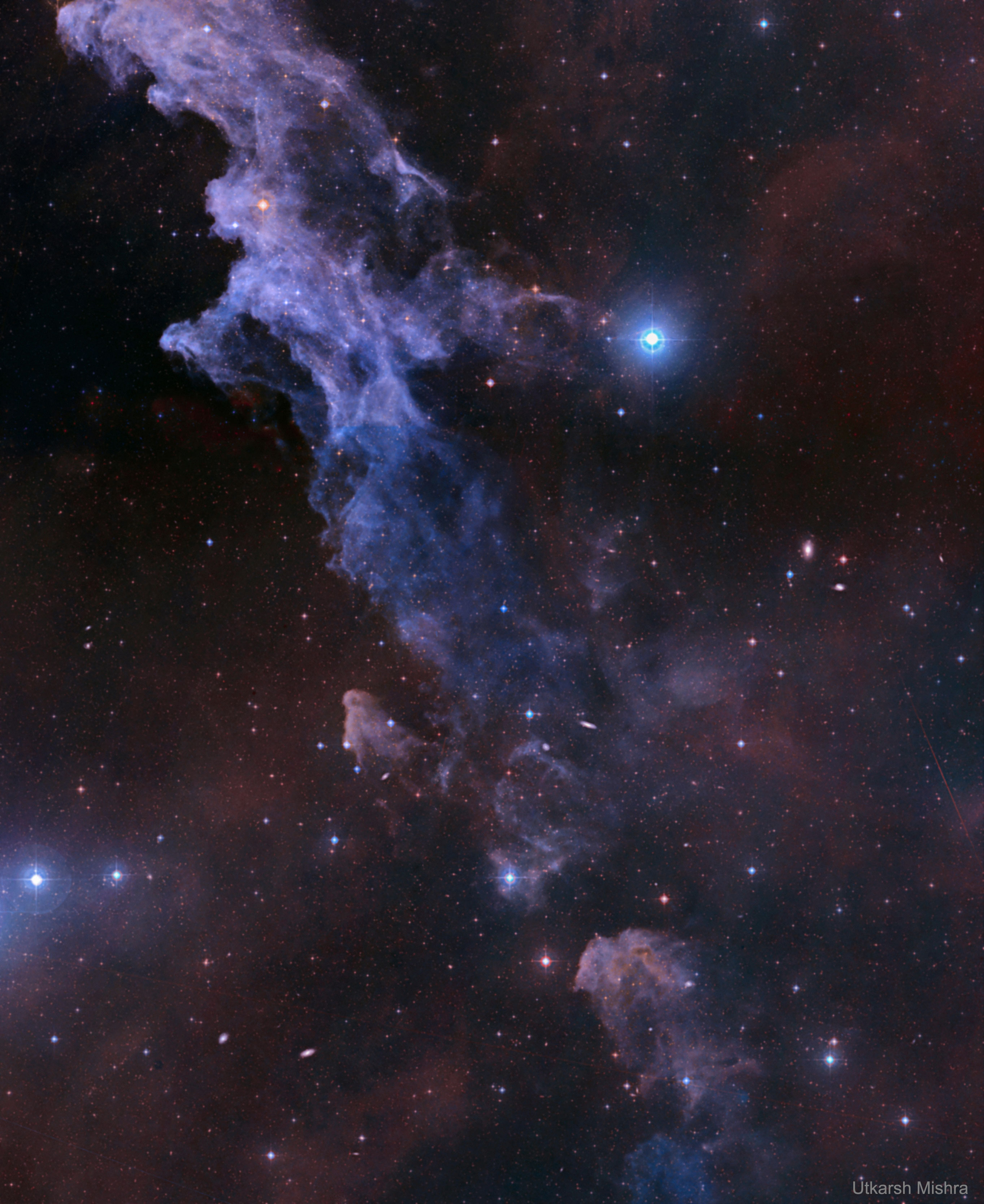 APOD: 2018 December 31 – The Witch Head Nebula