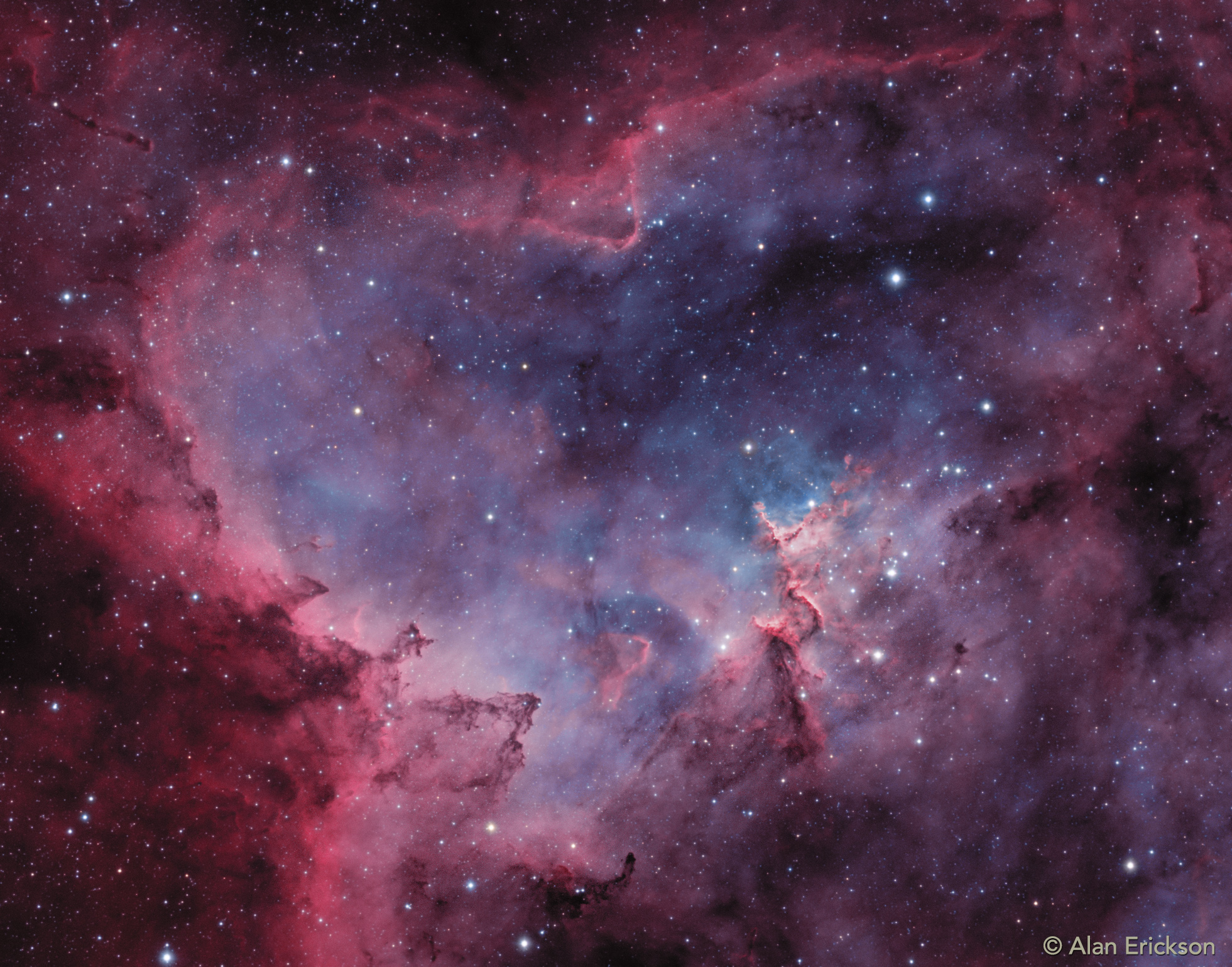 APOD: 2018 February 14 – In the Heart of the Heart Nebula