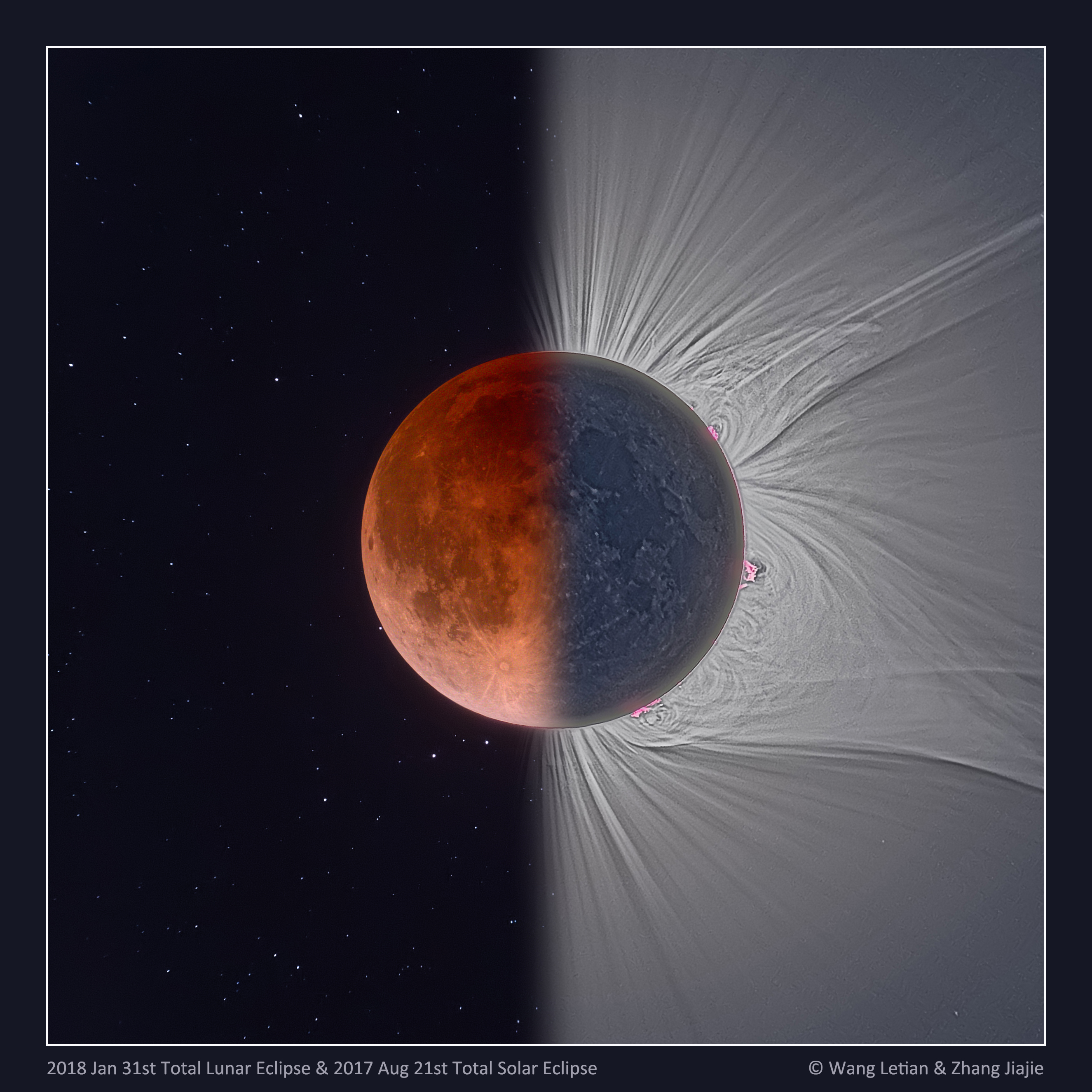 APOD: 2018 February 9 – Total Solar Lunar Eclipse