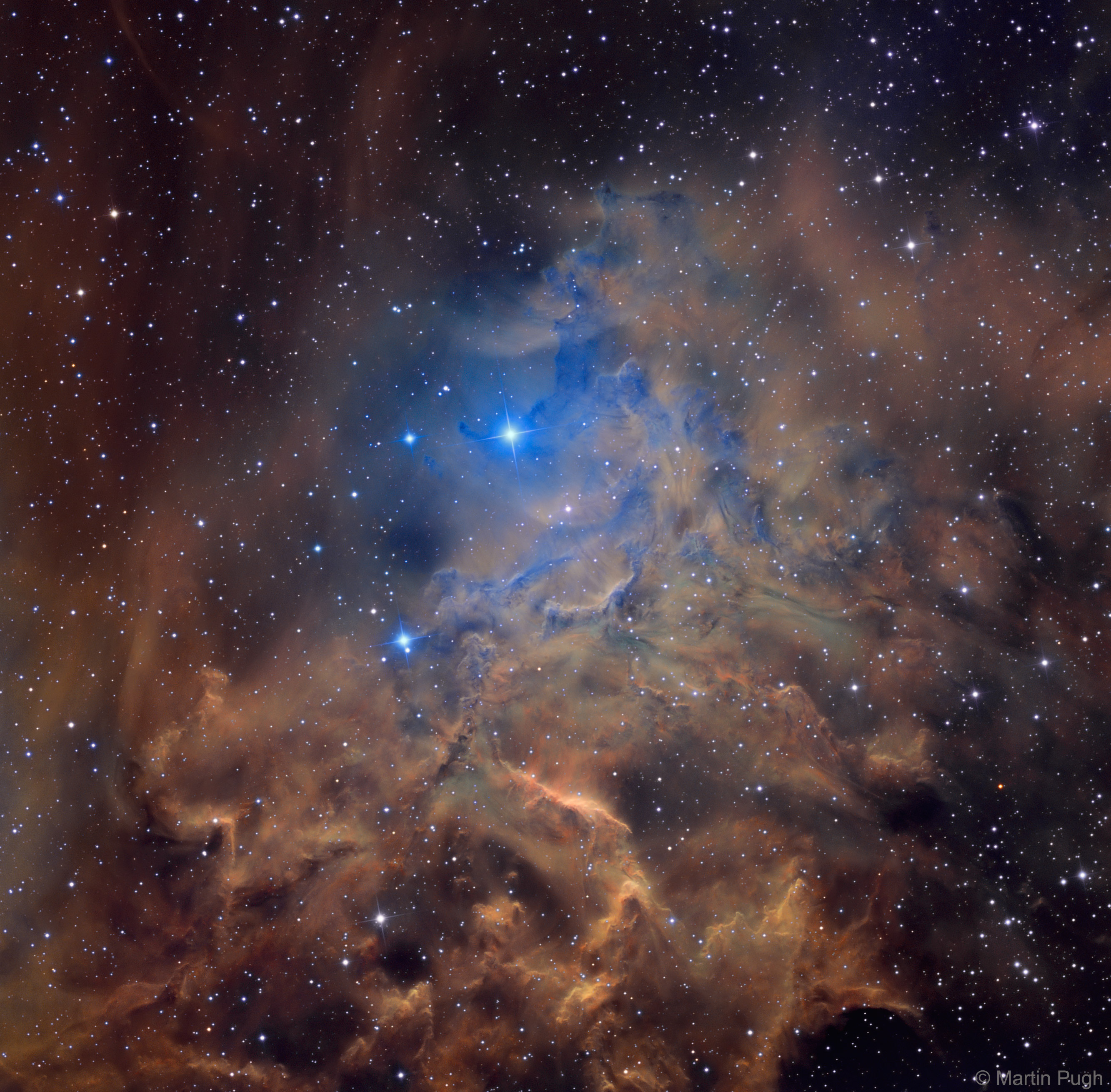APOD: 2018 February 25 – AE Aurigae and the Flaming Star Nebula