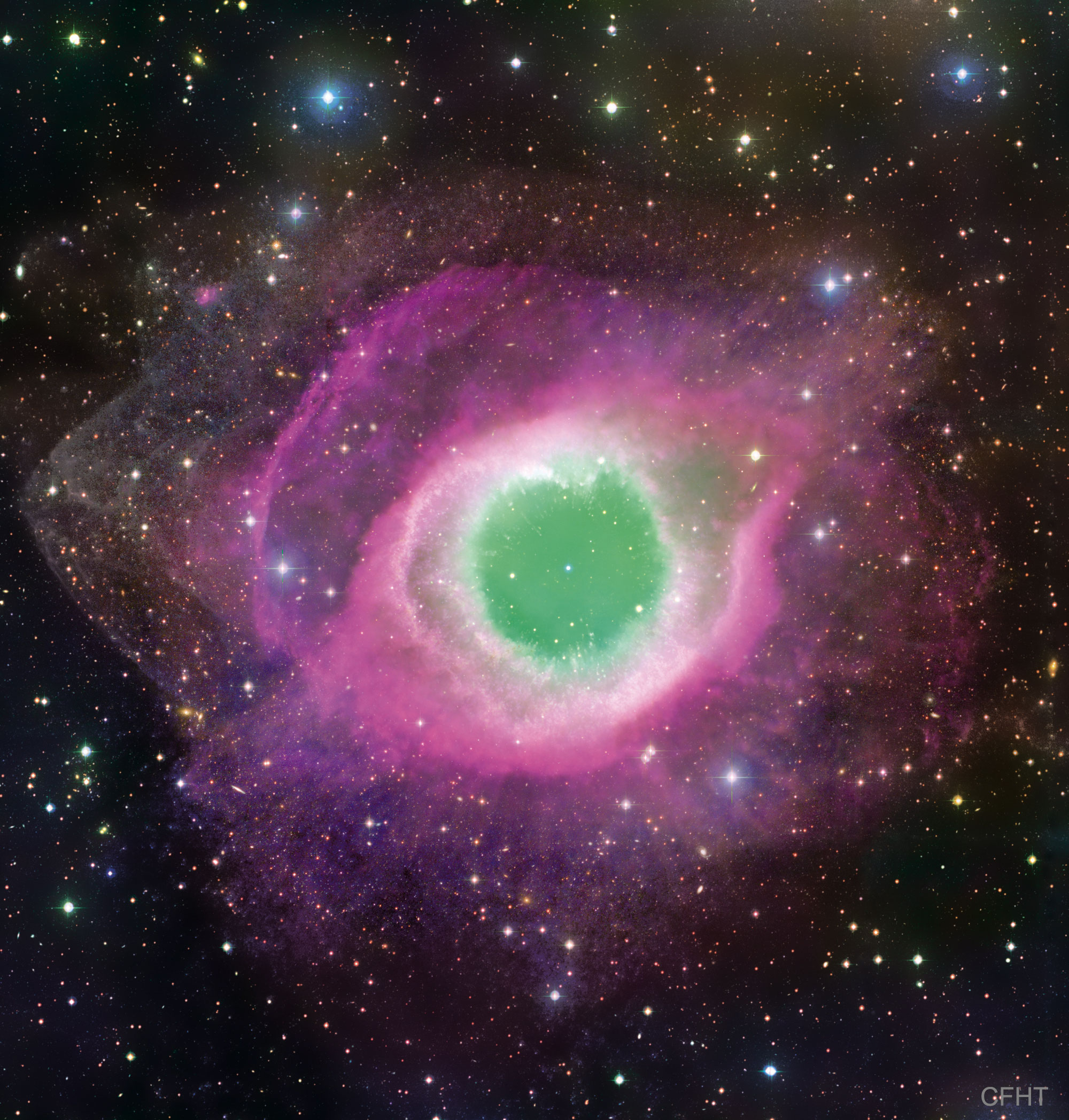 APOD: 2018 January 3 – The Helix Nebula from CFHT