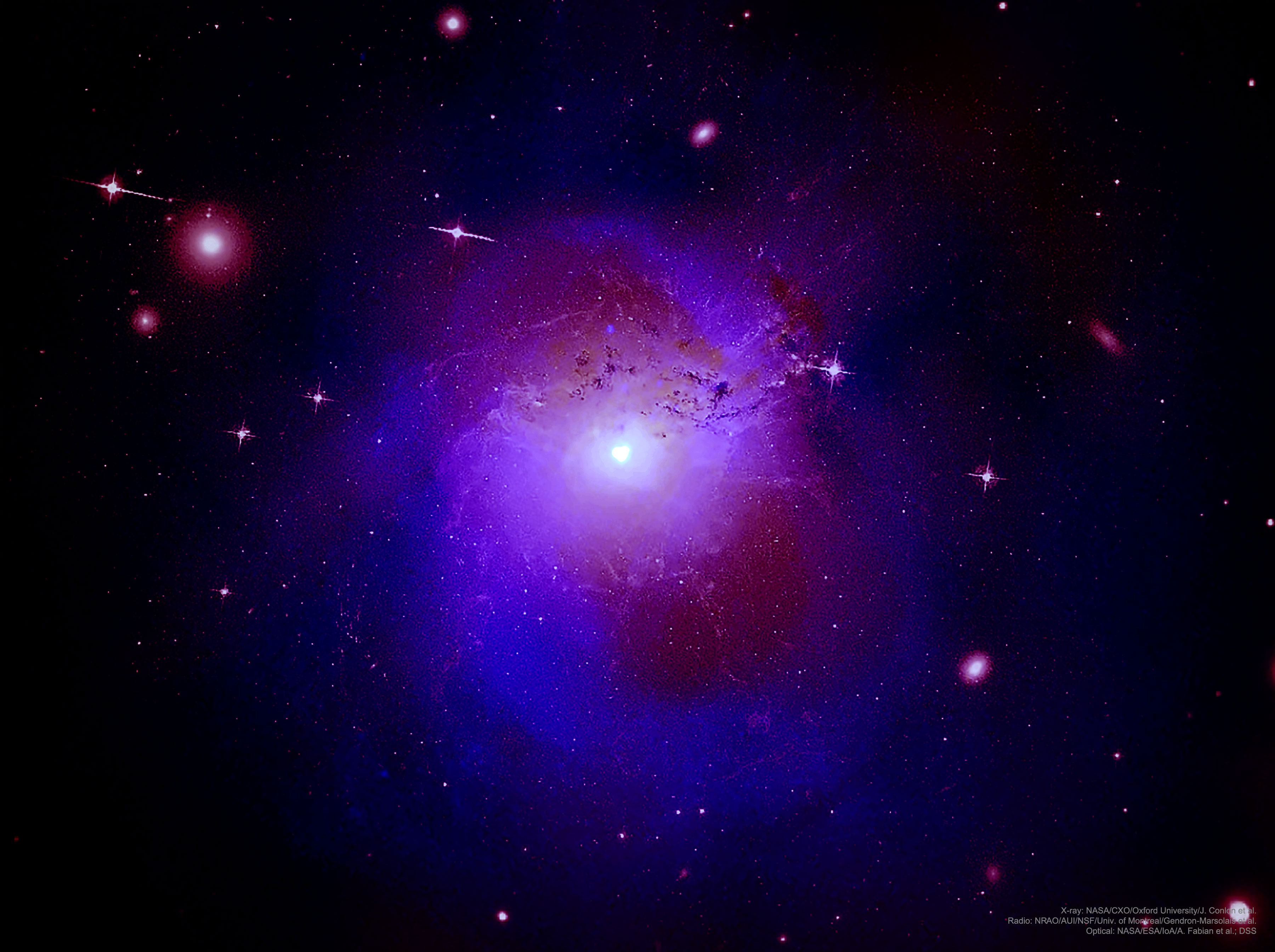 APOD: 2018 January 2 – Unexpected X-Rays from Perseus Galaxy Cluster