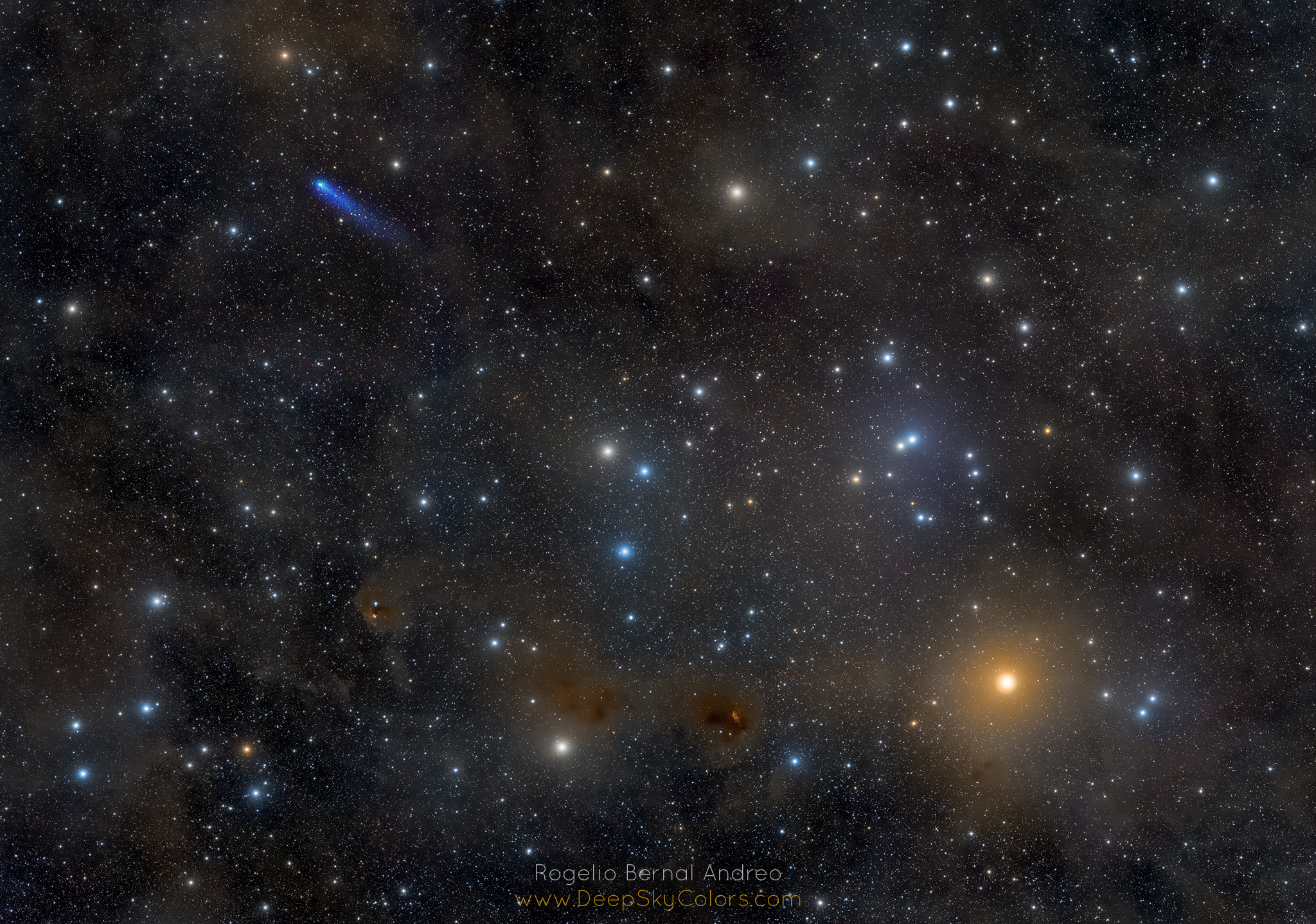 APOD: 2018 January 18 – Blue Comet in the Hyades