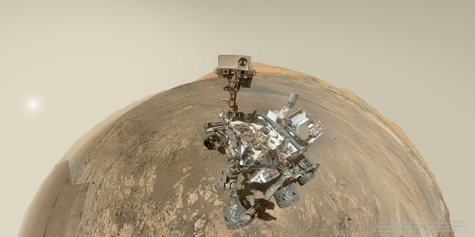 APOD: 2018 January 26 – Selfie at Vera Rubin Ridge