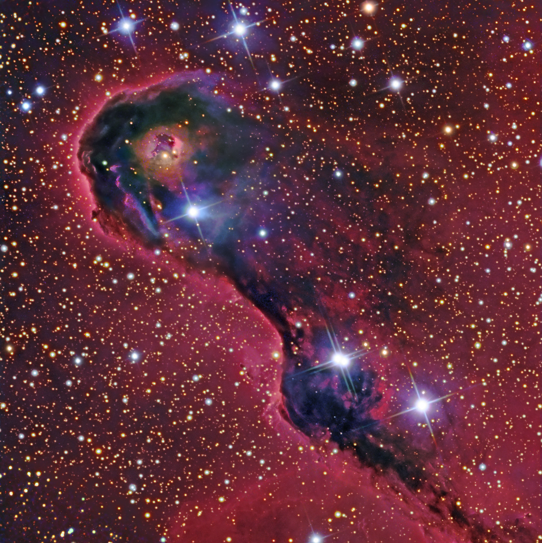APOD: 2018 January 16 – An Elephant’s Trunk in Cepheus