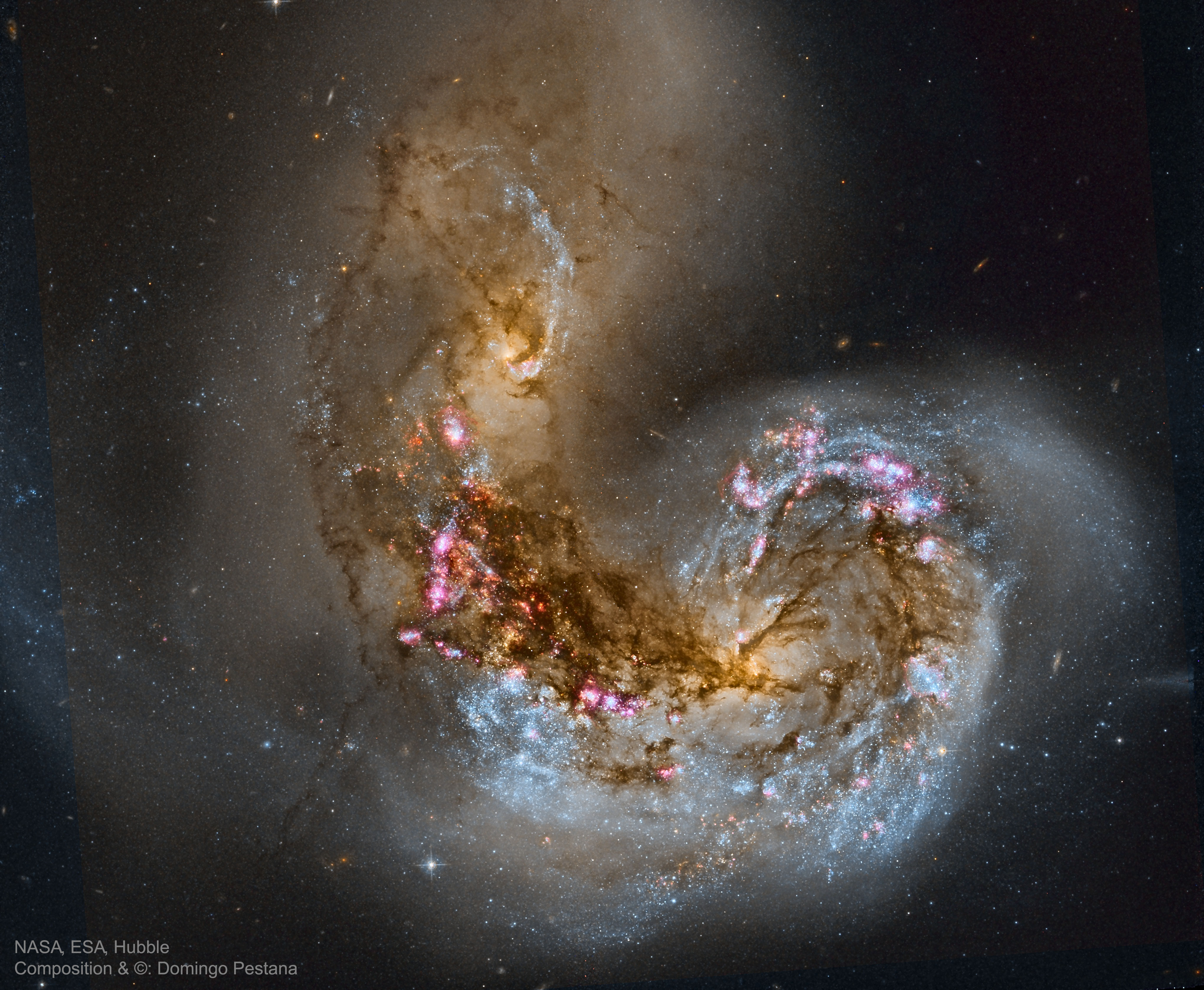 APOD: 2018 May 23 – Spiral Galaxy NGC 4038 in Collision